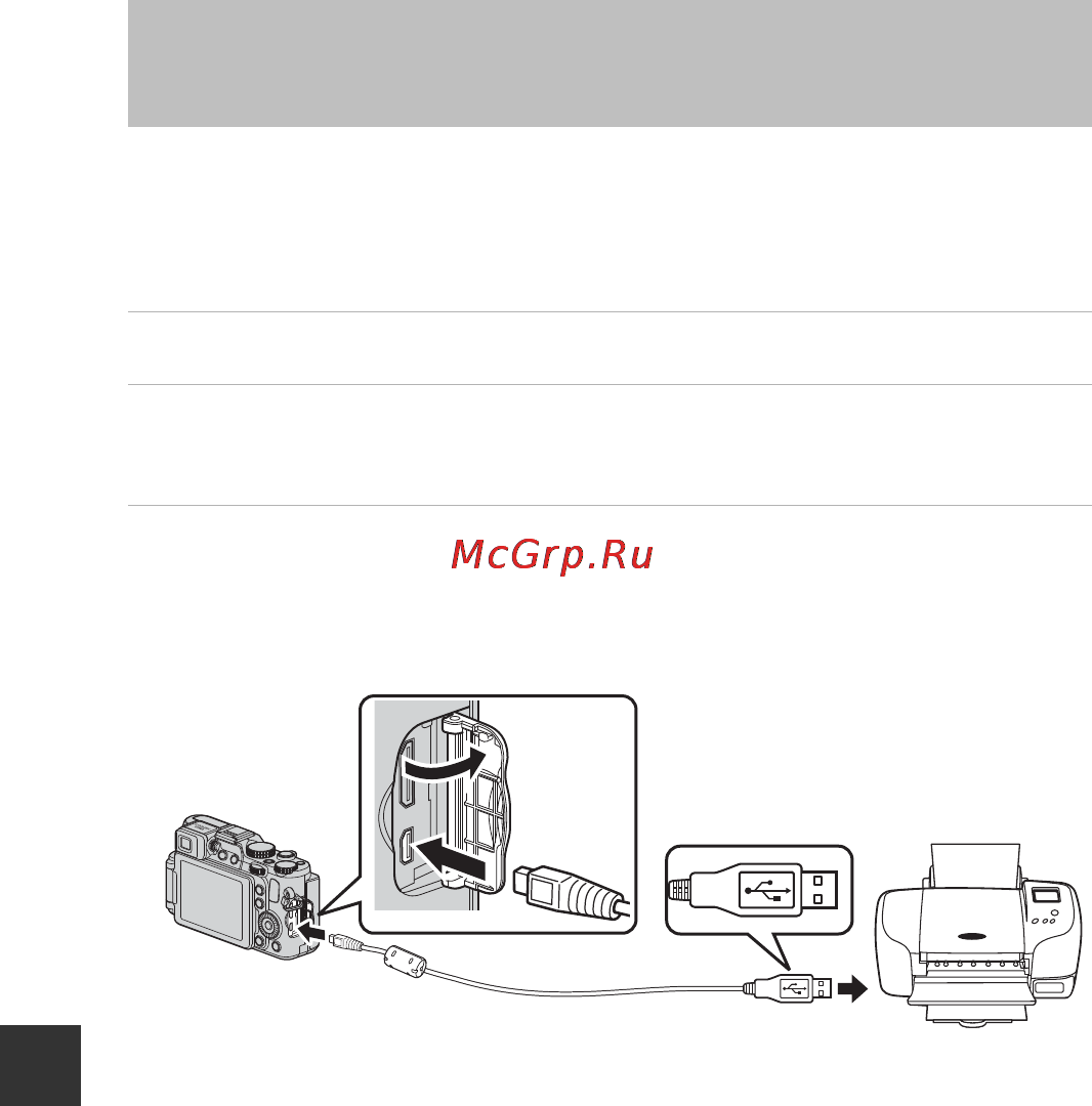 Nikon Coolpix P7800 Black [146/272] Подключение фотокамеры к принтеру прямая печать