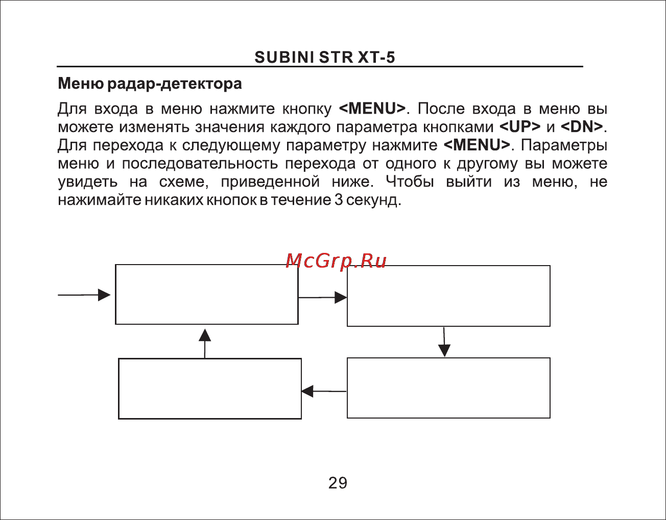Subini STR XT-5 [30/45] Страница 30