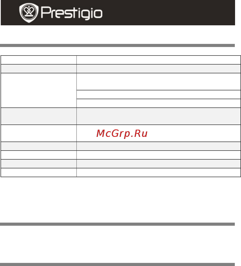 Prestigio PER3562B [17/17] Технические характеристики