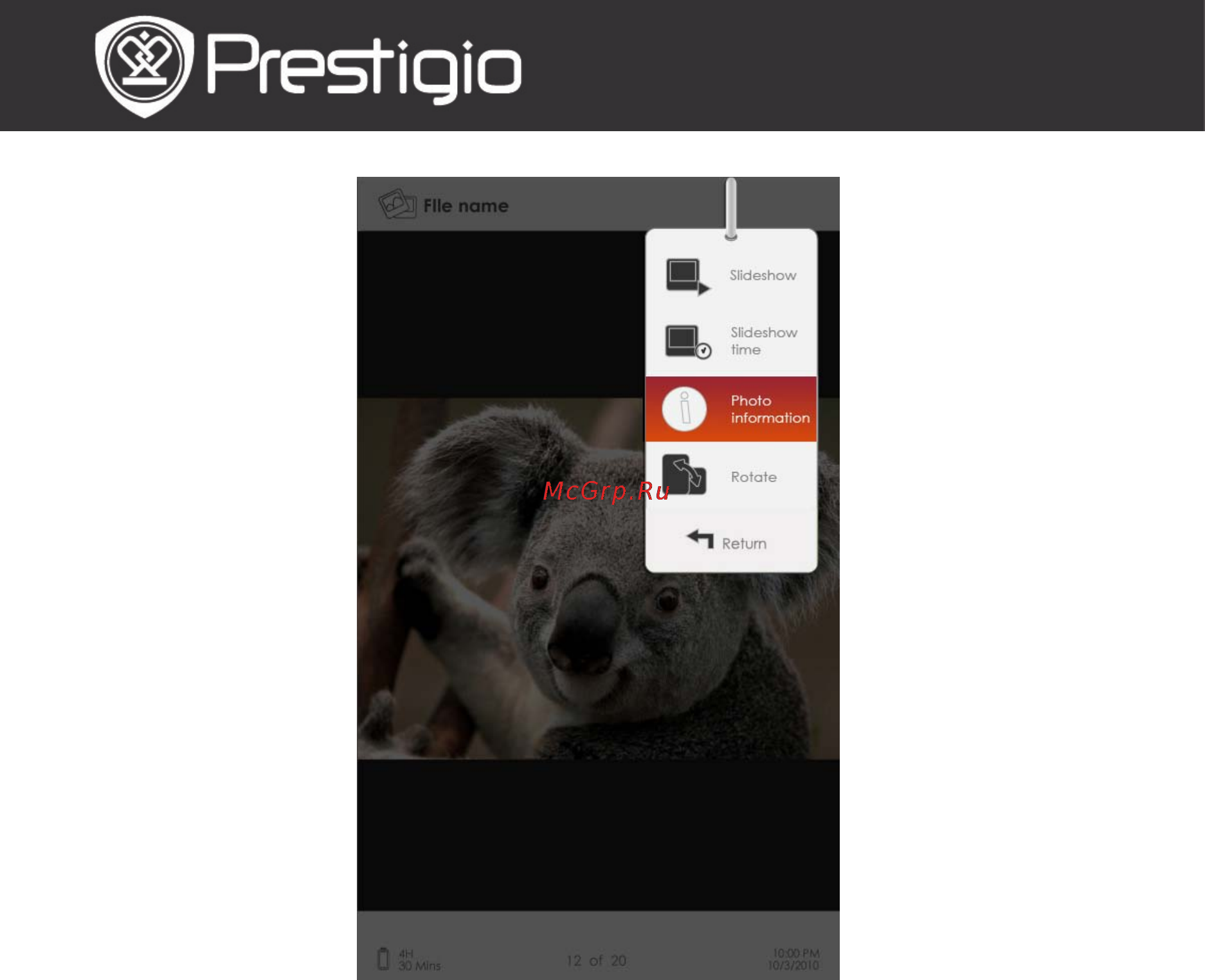 Prestigio PER3152 Инструкция по эксплуатации онлайн [16/20] 93007