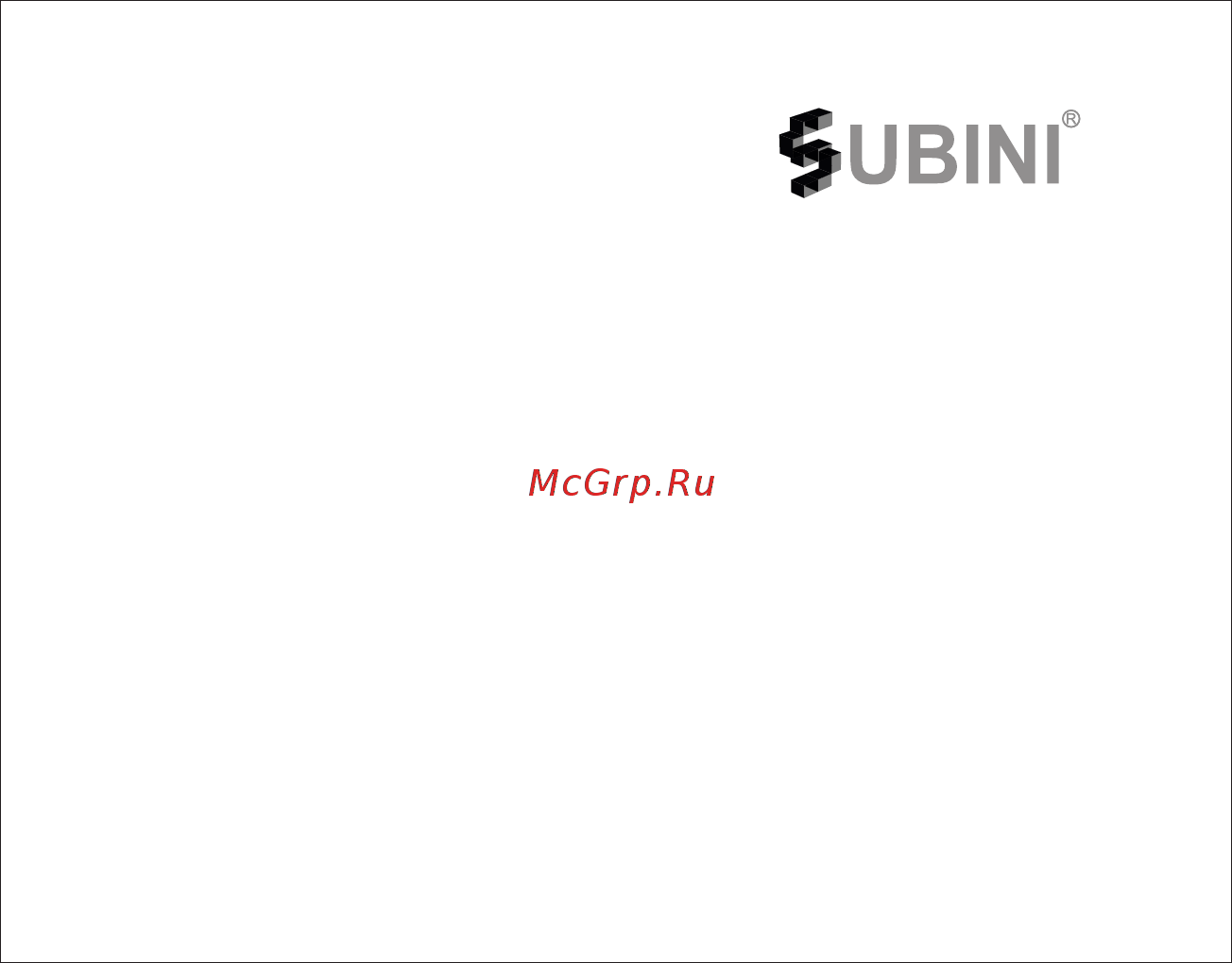 Subini STR GR4 V2 [34/35] Страница 34
