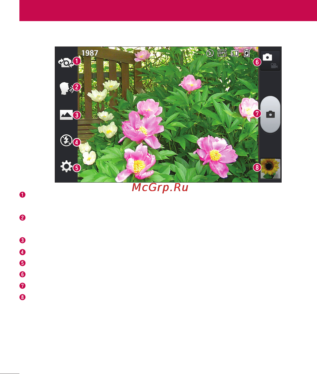LG Optimus L7 II Dual P715 White [230/233] Camera