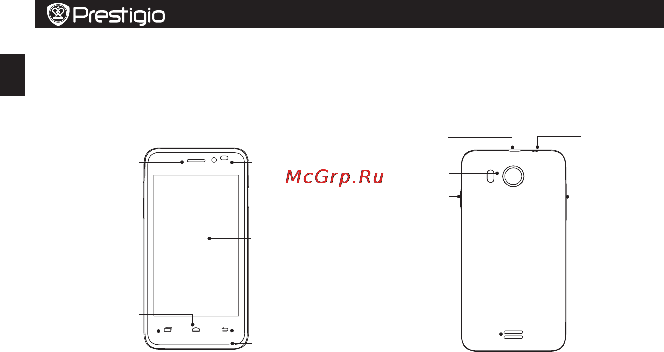 Prestigio MultiPhone 5400 DUO White Инструкция по эксплуатации онлайн