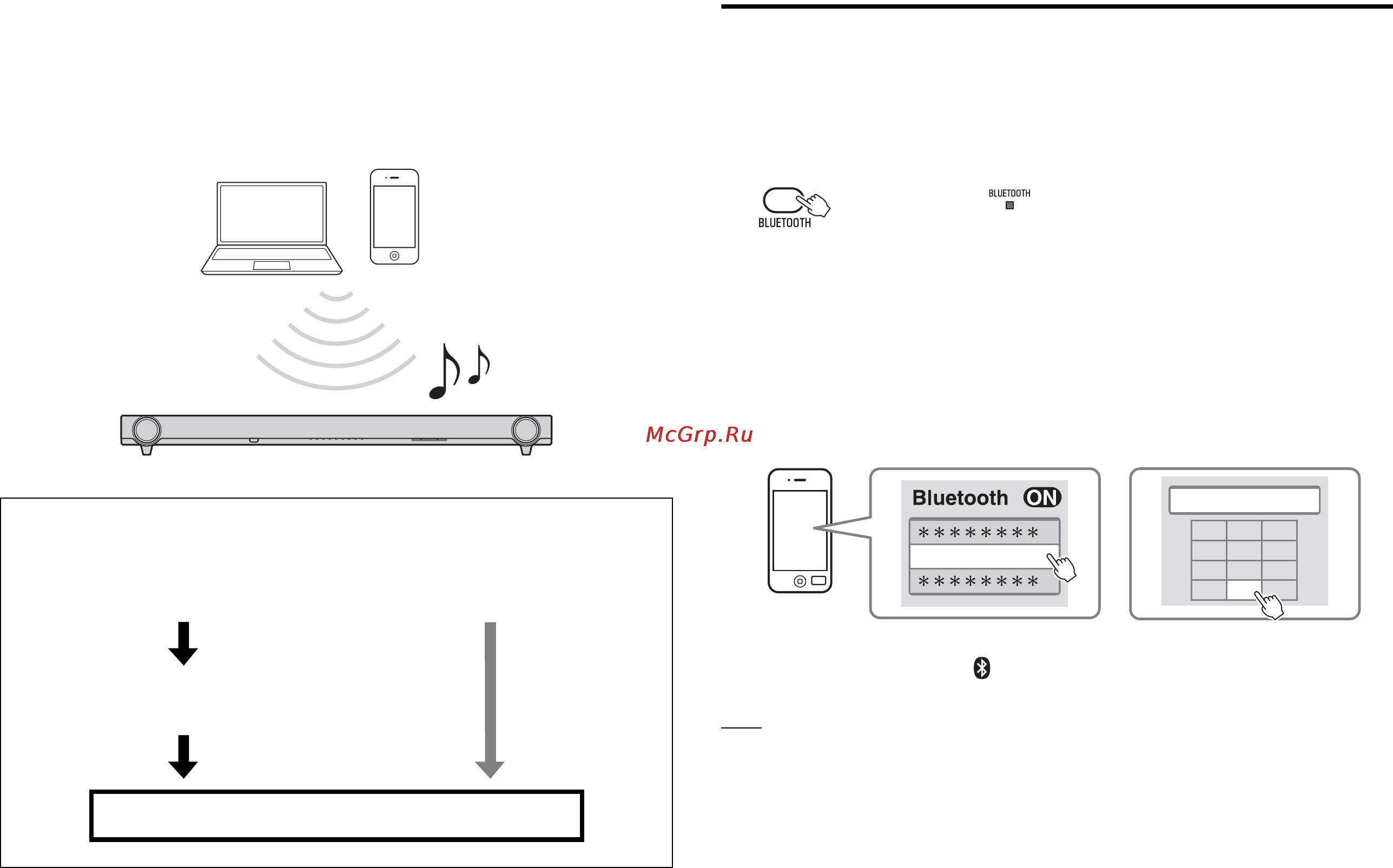 Yamaha YAS-152 Black [10/162] Pairing a bluetooth device with the sound bar