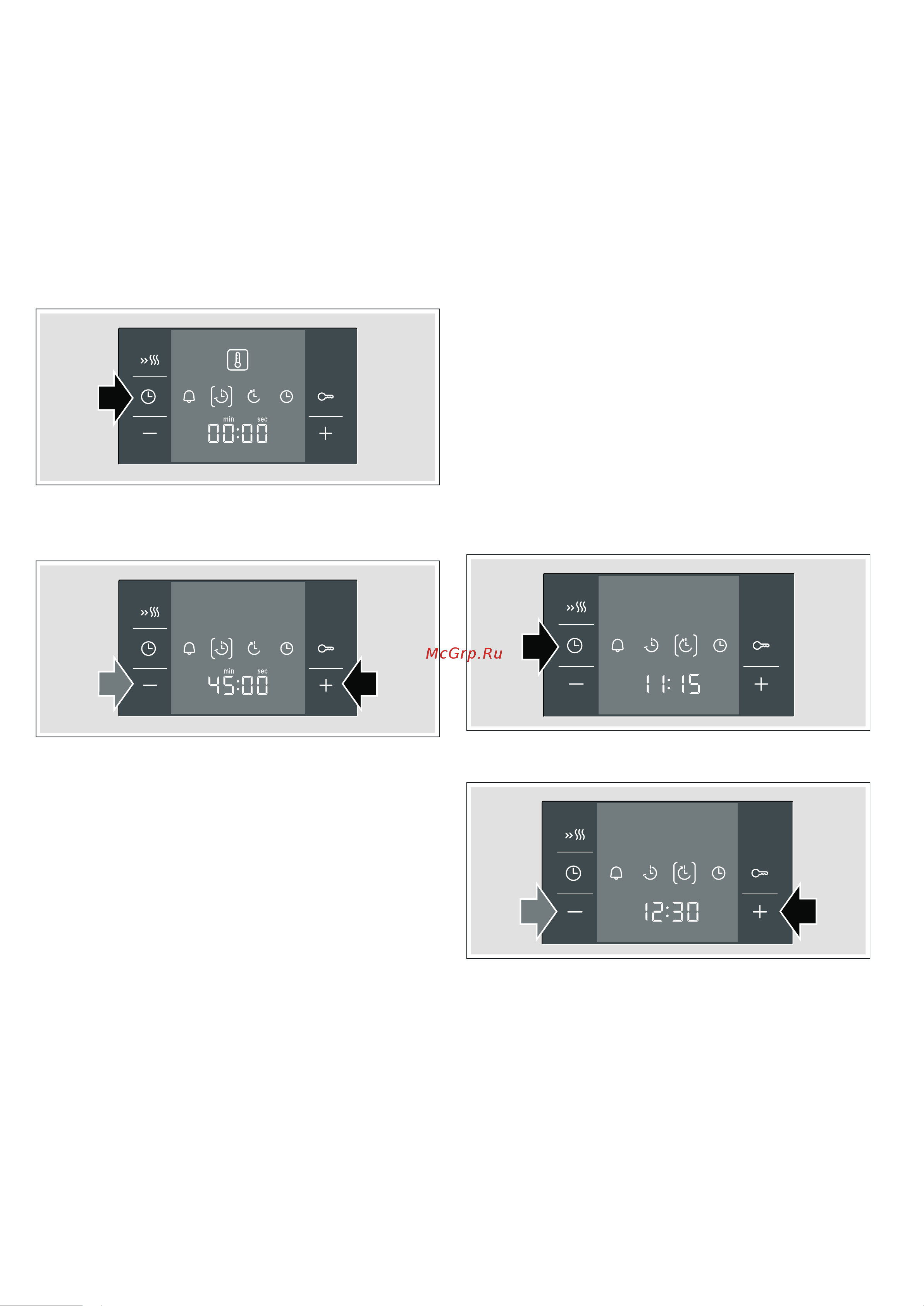 Bosch HBG33B560 [11/28] Время окончания