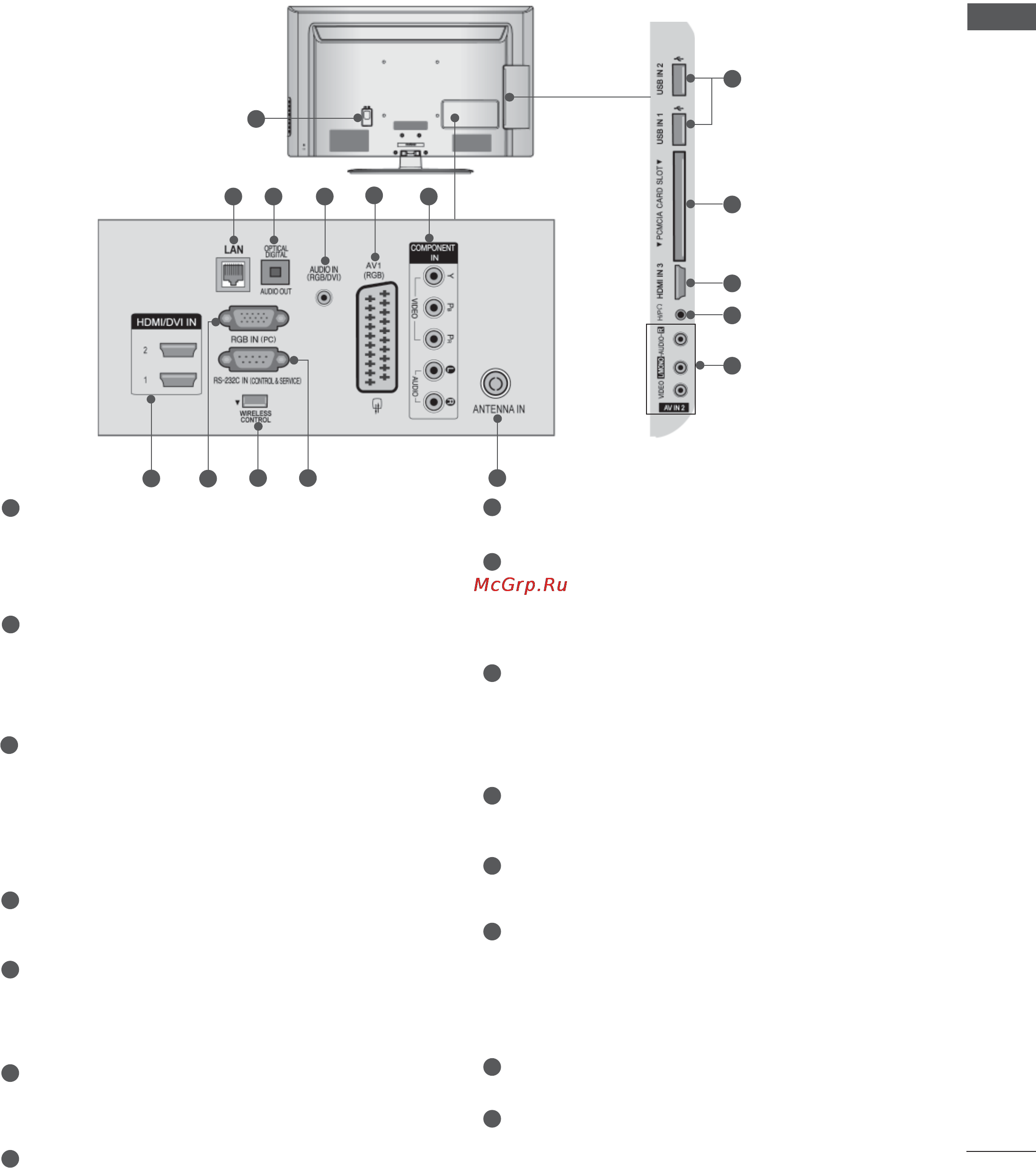 LG 60PK760 [19/249] Варианты подключения