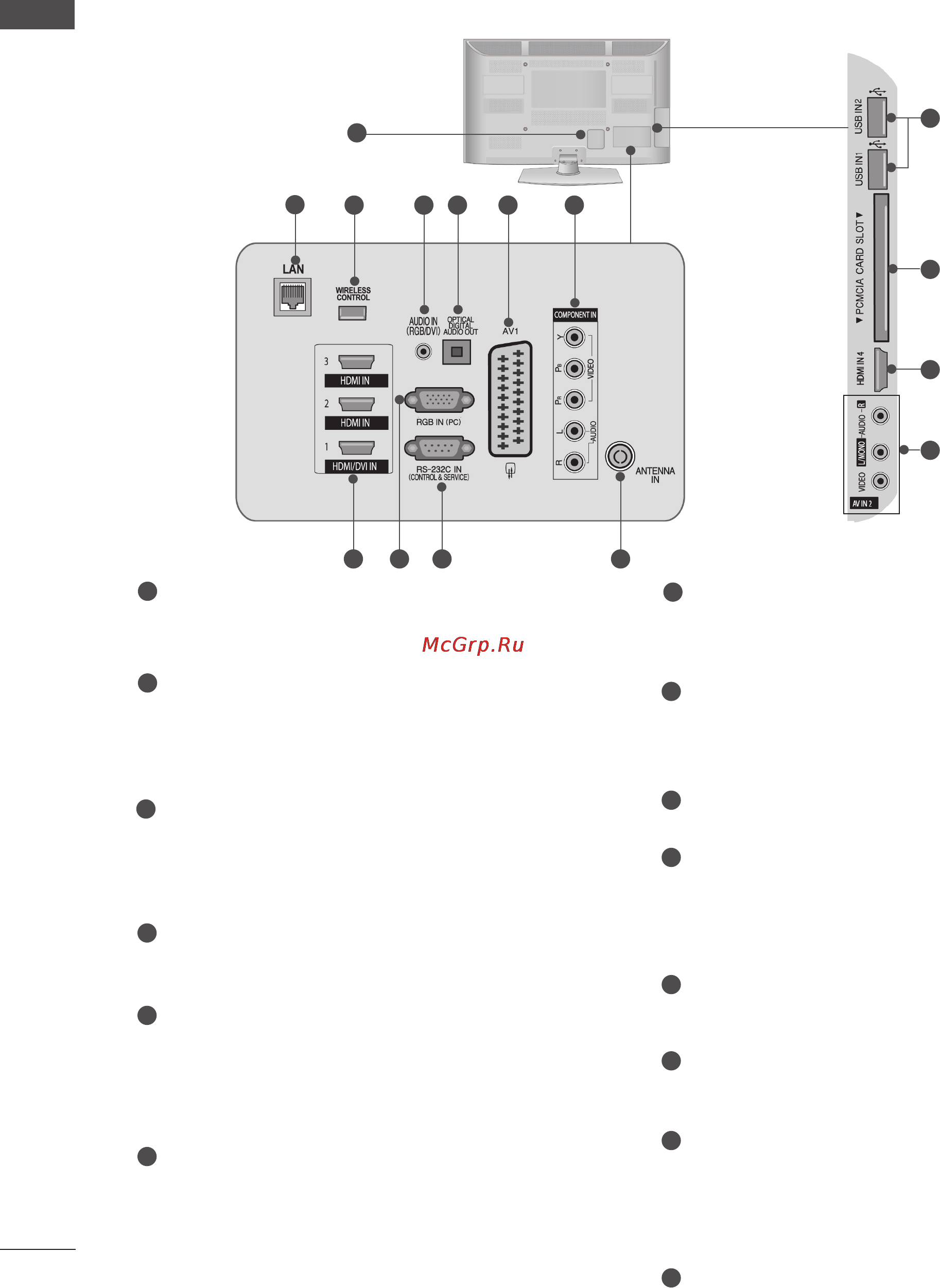 LG 60PK760 [30/249] Варианты подключения