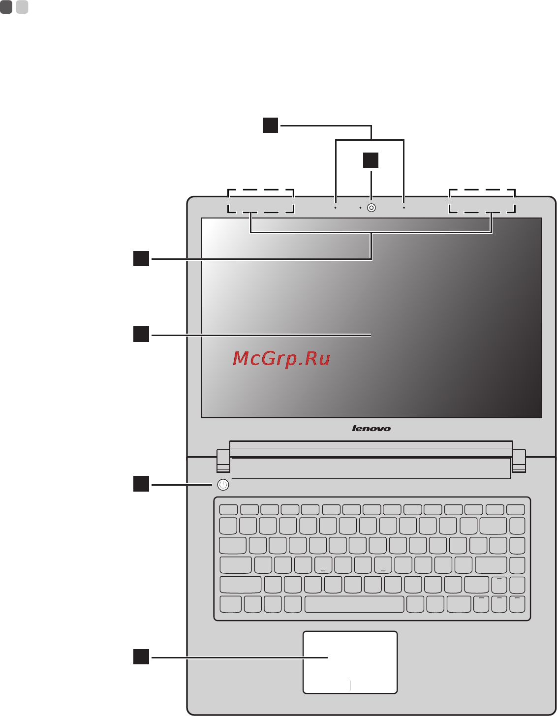 Lenovo IdeaPad Z510 /59400599/ [5/35] Вид сверху