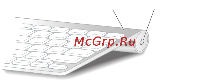 Apple iMac 27 i7 3.5/32GB/GTX780M/3TBFusion (Z0PG009LB) [28/80] Использование клавиатуры apple wireless keyboard