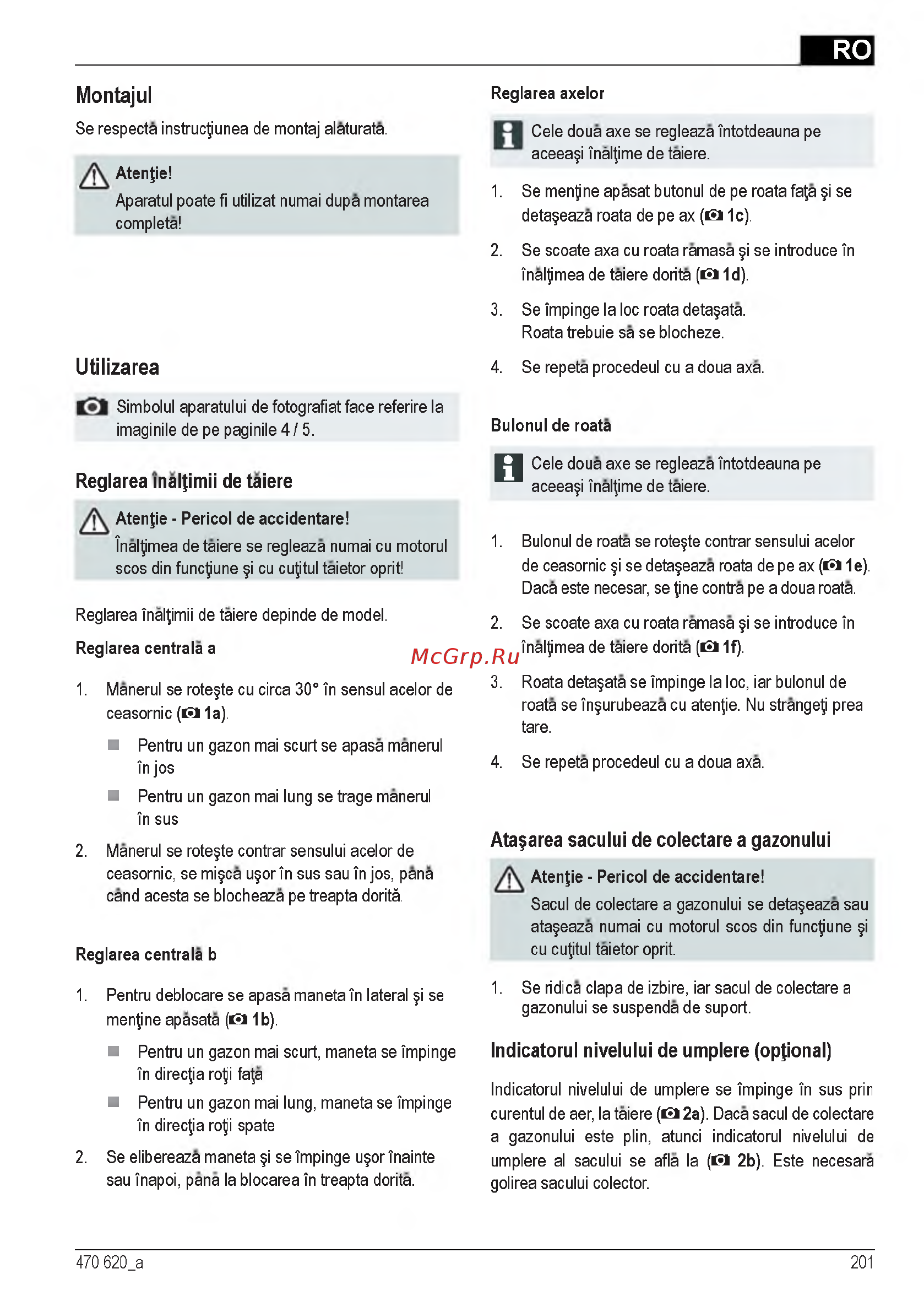 Al-Ko Comfort 40 E [201/232] Montajul