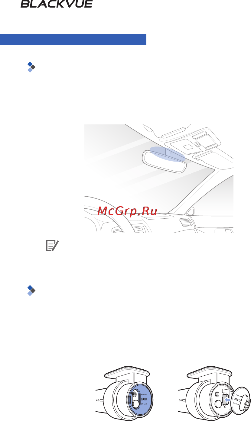 Blackvue DR500-HD [15/42] Как вставлять и извлекать карту microsd