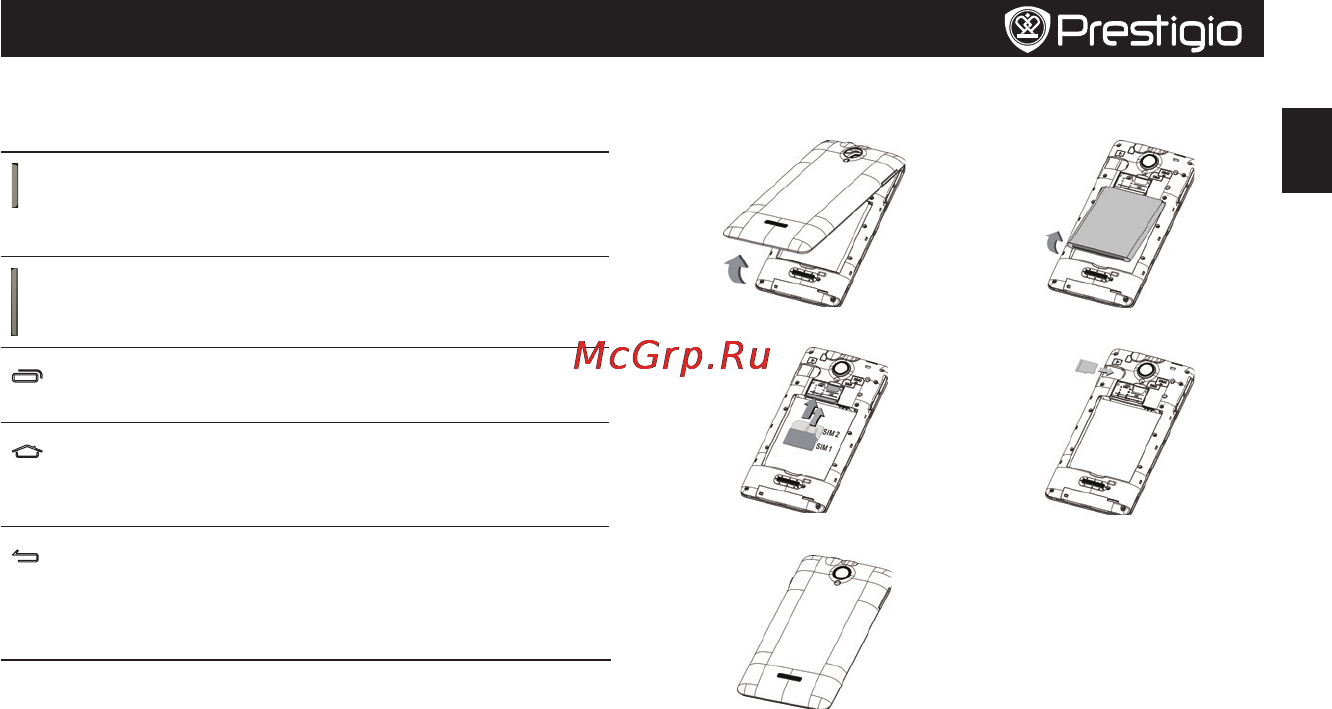 Prestigio MultiPhone 5451 Duo Black [2/74] Начало работы