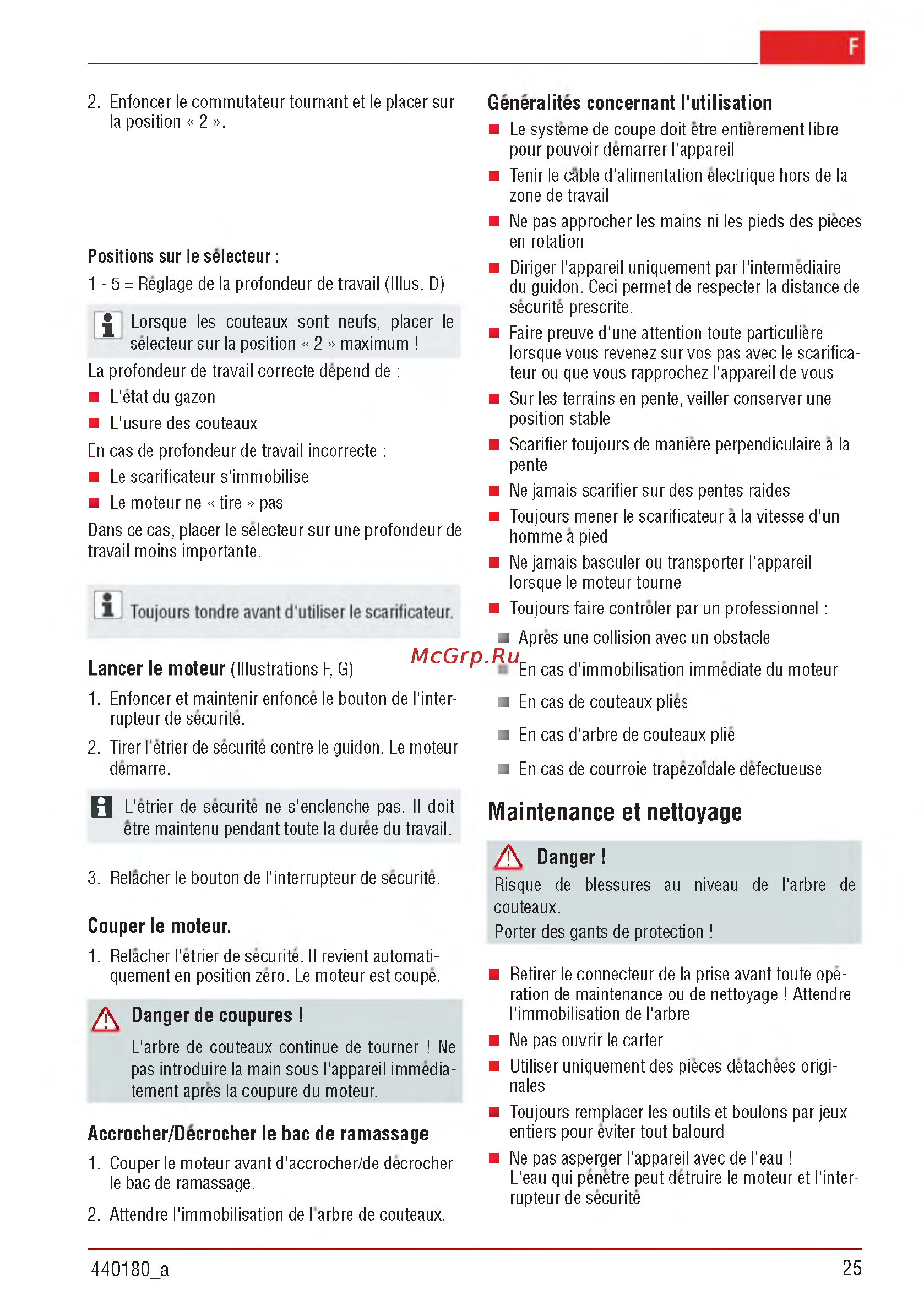 Al-Ko Combi Care 32.3 VLE Comfort [25/148] Maintenance et nettoyage