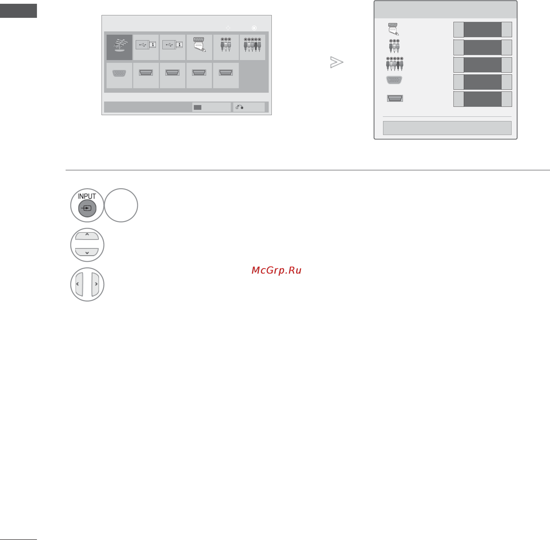 LG 55LD650 [122/275] Ярлыки для источников входного сигнала