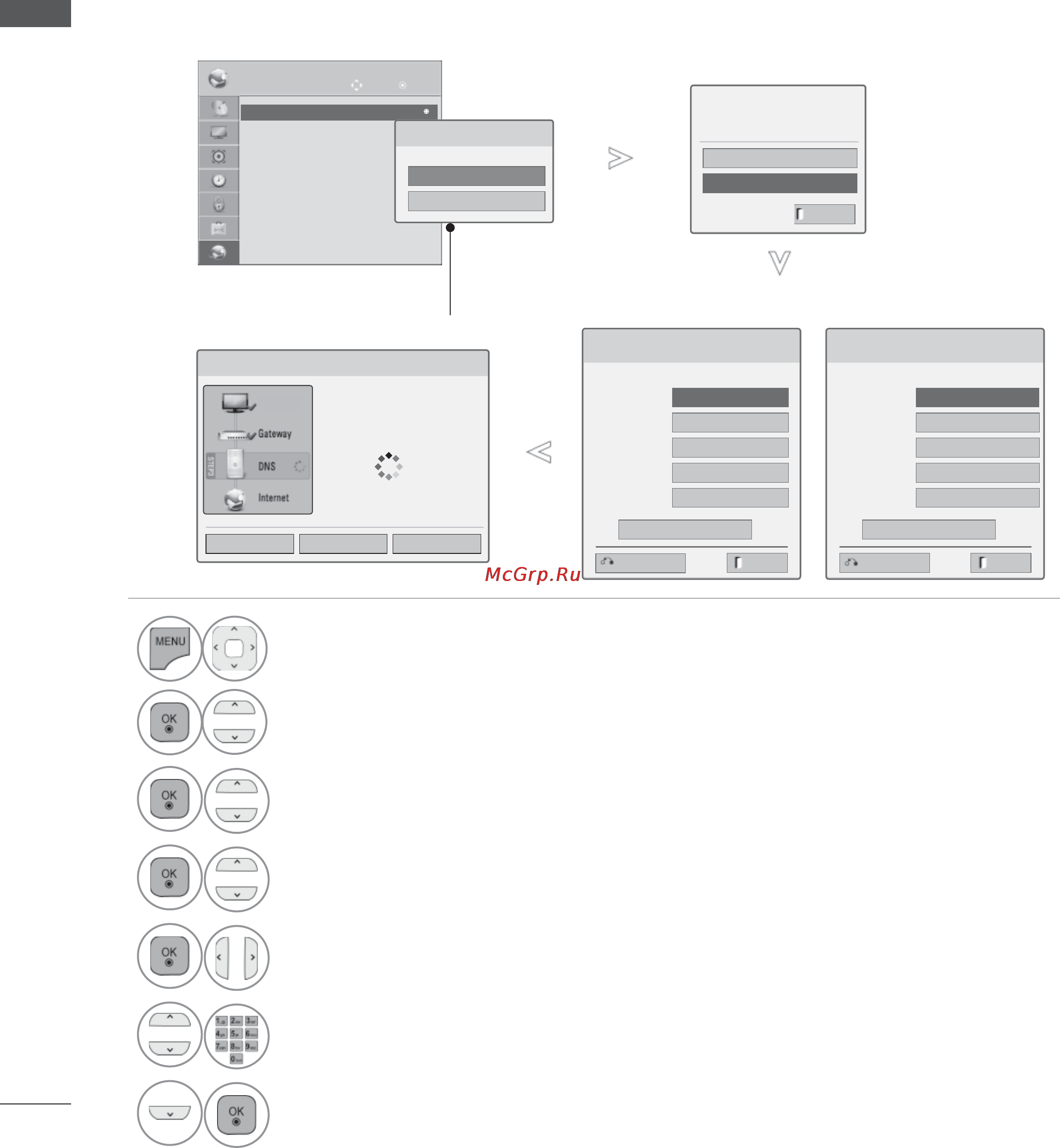 LG 55LD650 [84/275] Тип сети