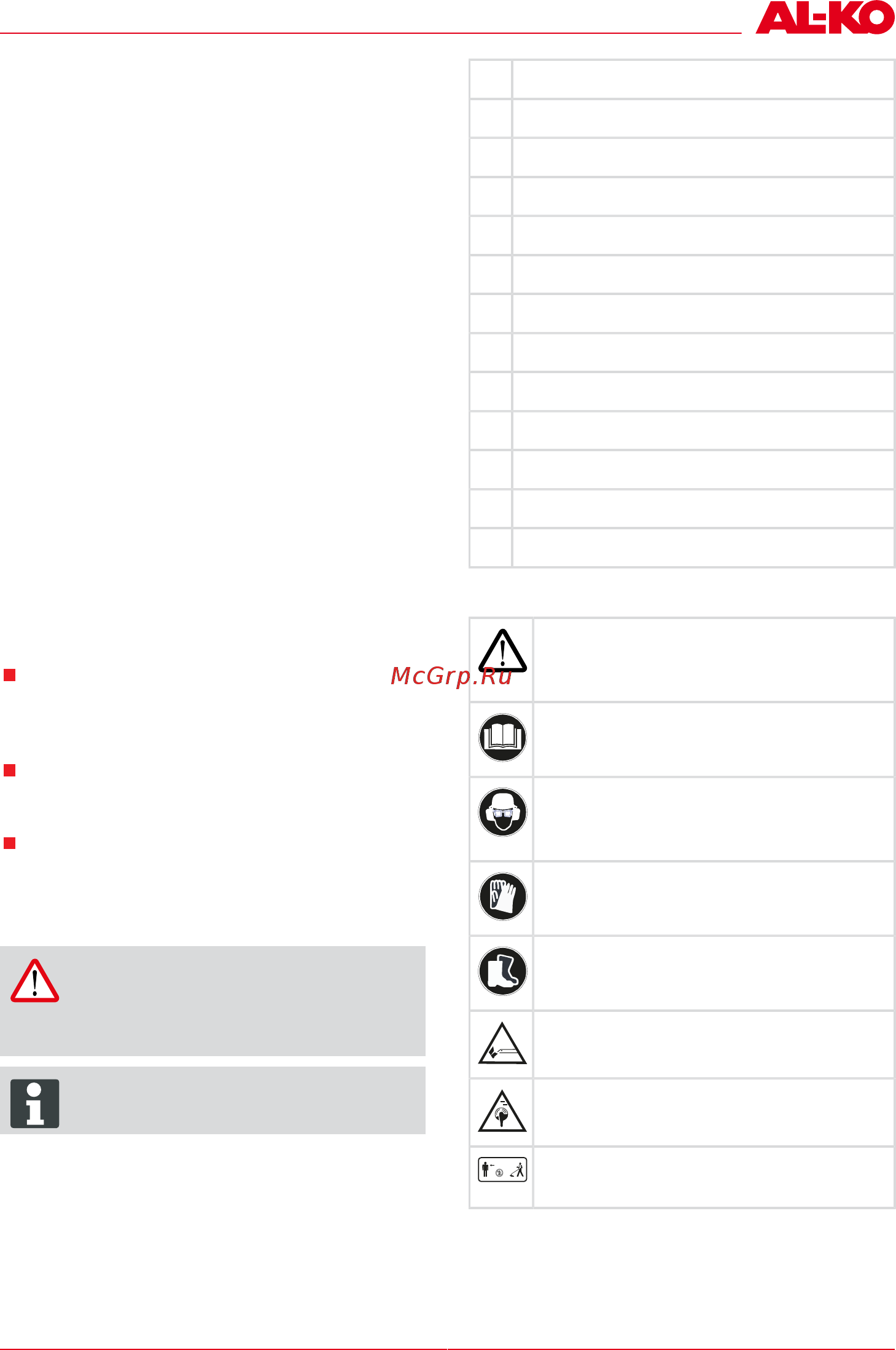 Al-Ko BC 260 B-S Classic [33/260] Mode d emploi original