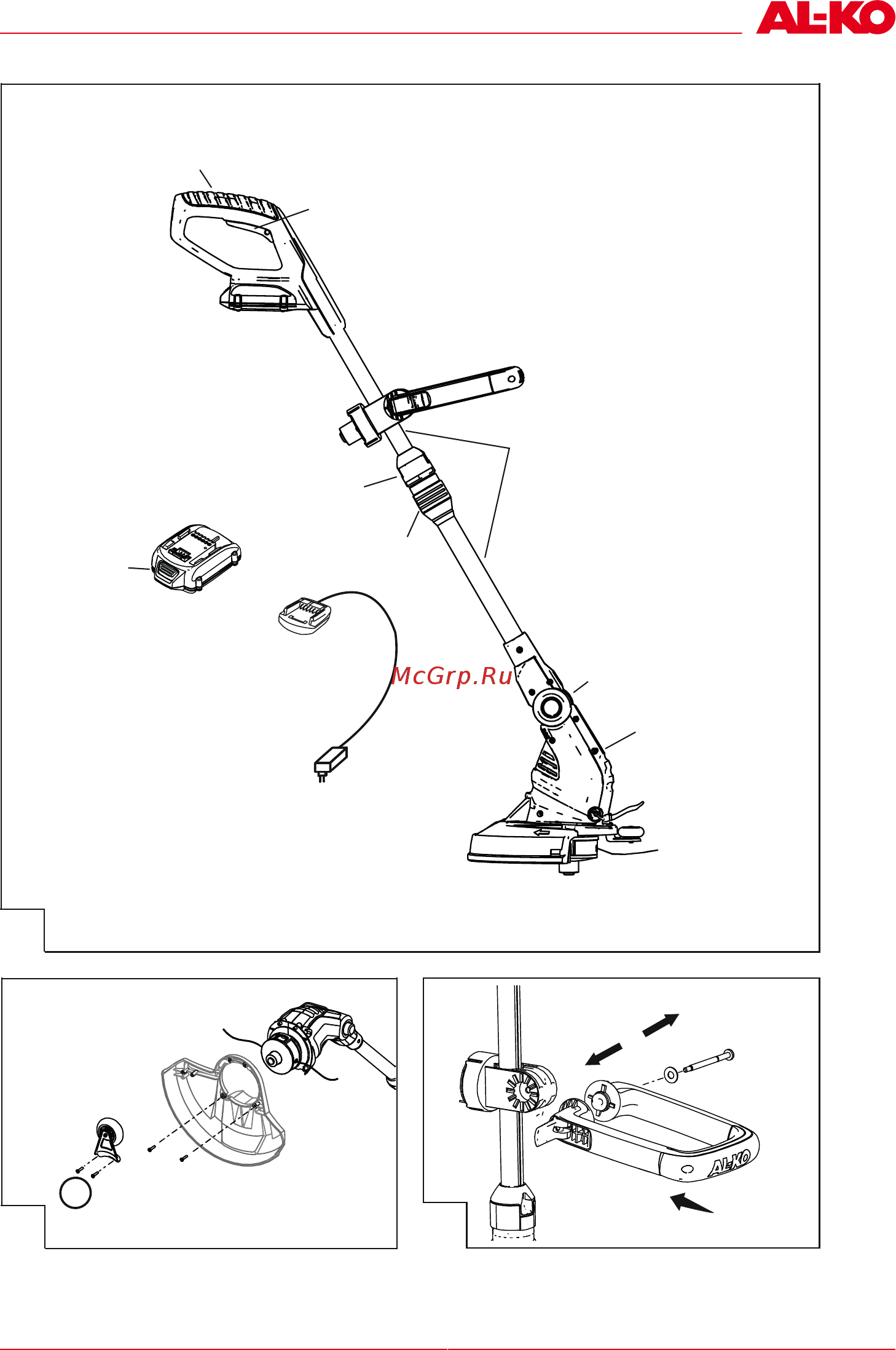 Al-Ko 112927 GTLi 18V Comfort Инструкция по эксплуатации онлайн [3/154] 187852