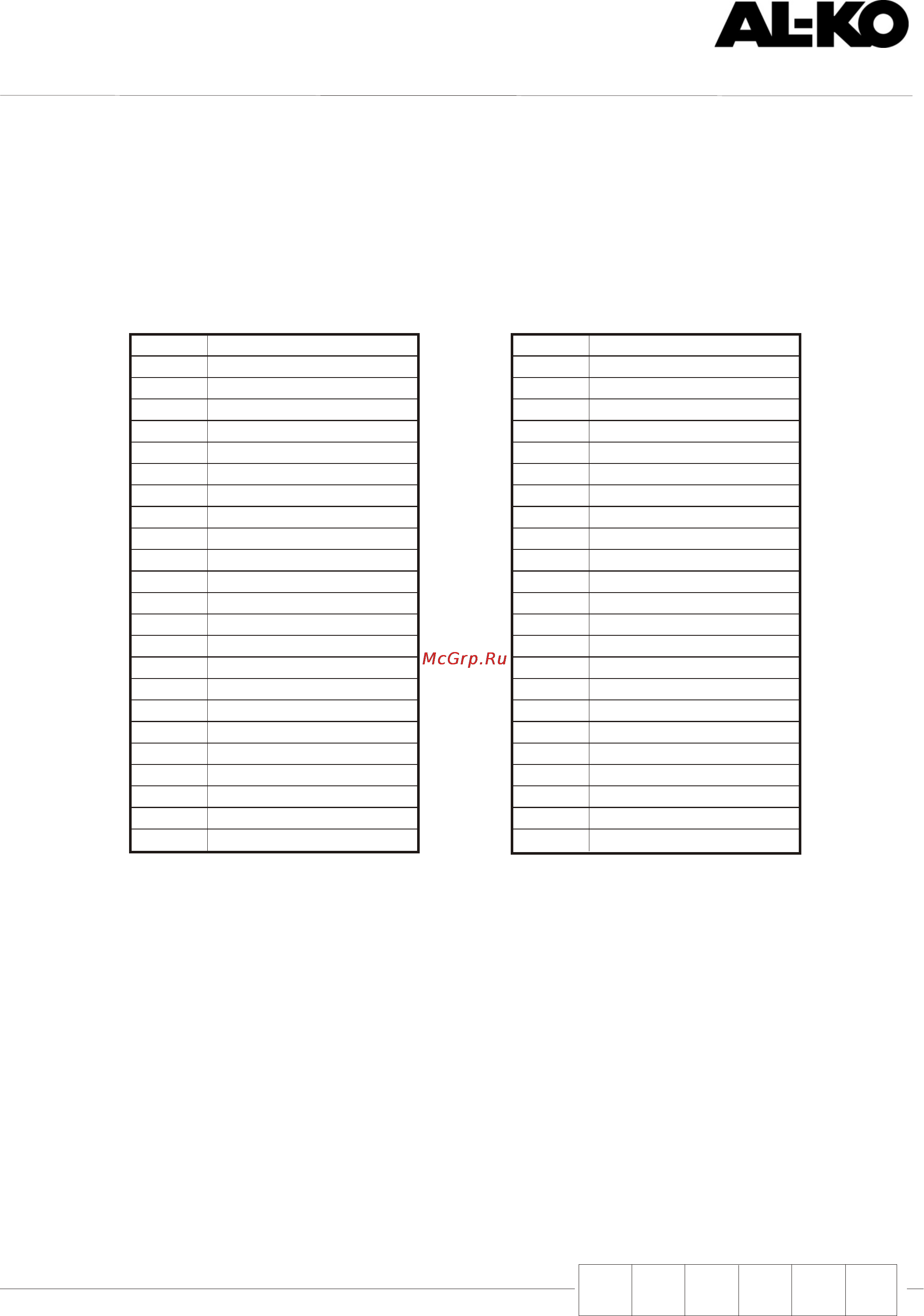 Al-Ko МH 5001 R [83/88] Pagina 2