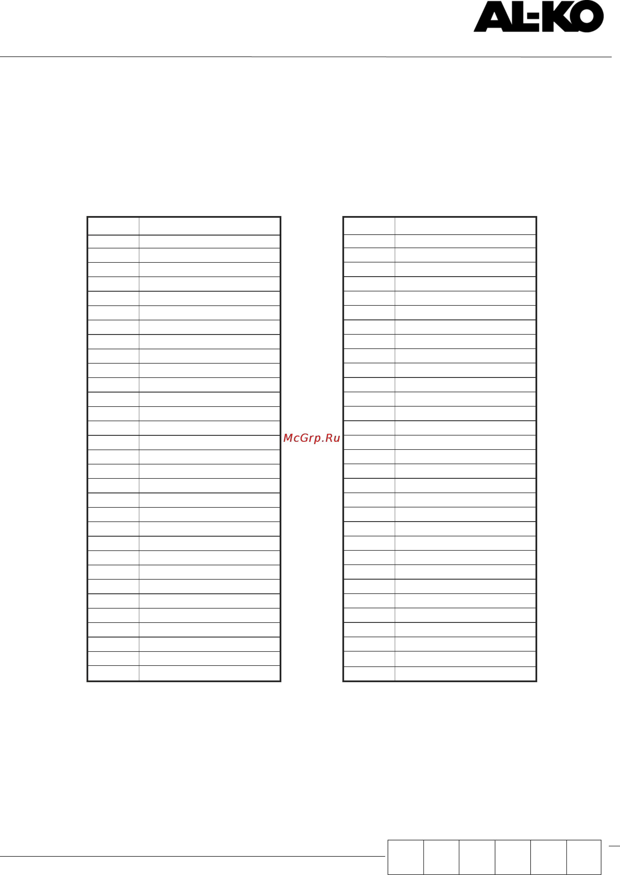 Al-Ko МH 5001 R [87/88] Pagina 2
