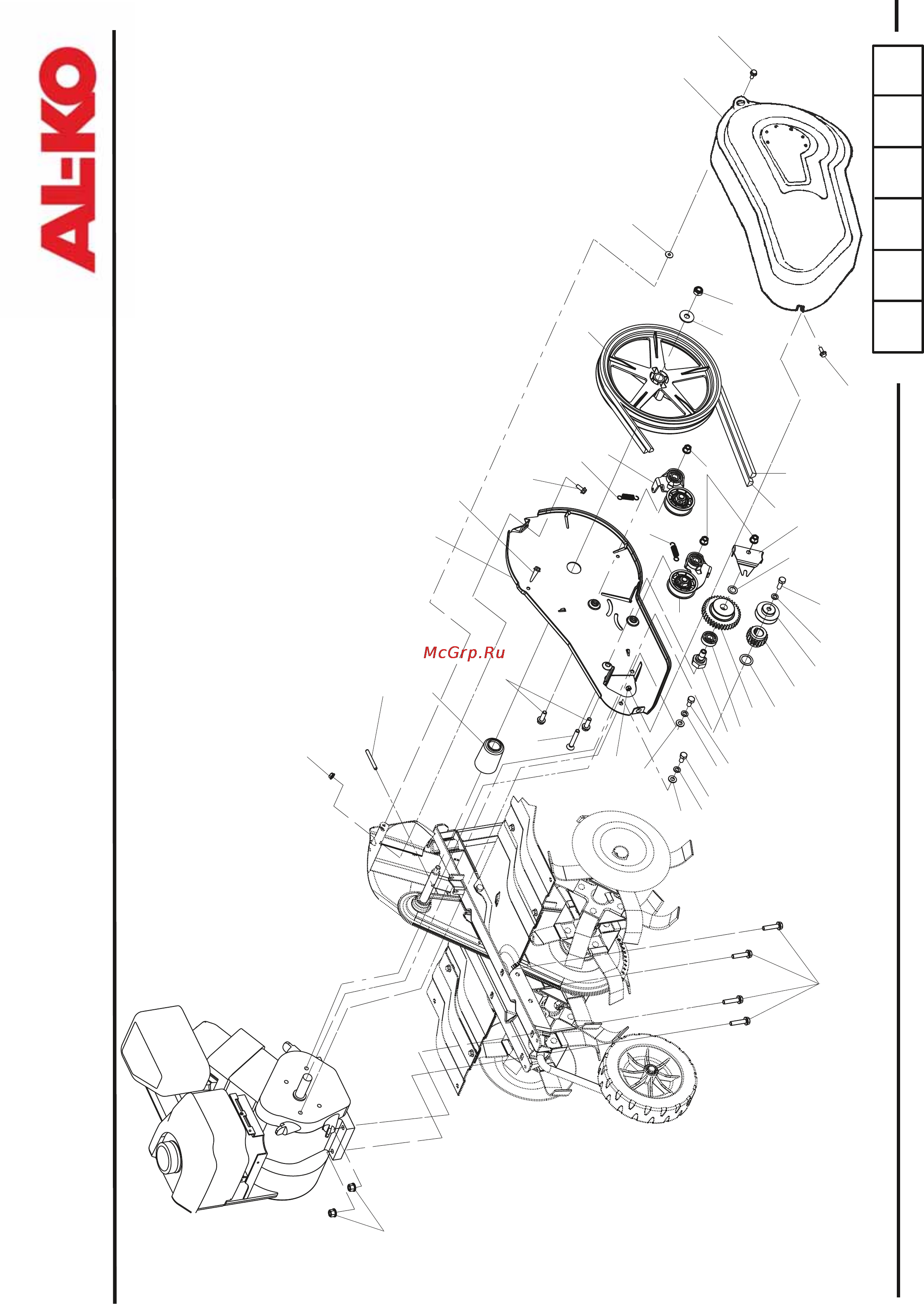 Al-Ko МH 5060 R Инструкция по эксплуатации онлайн [54/56] 93394
