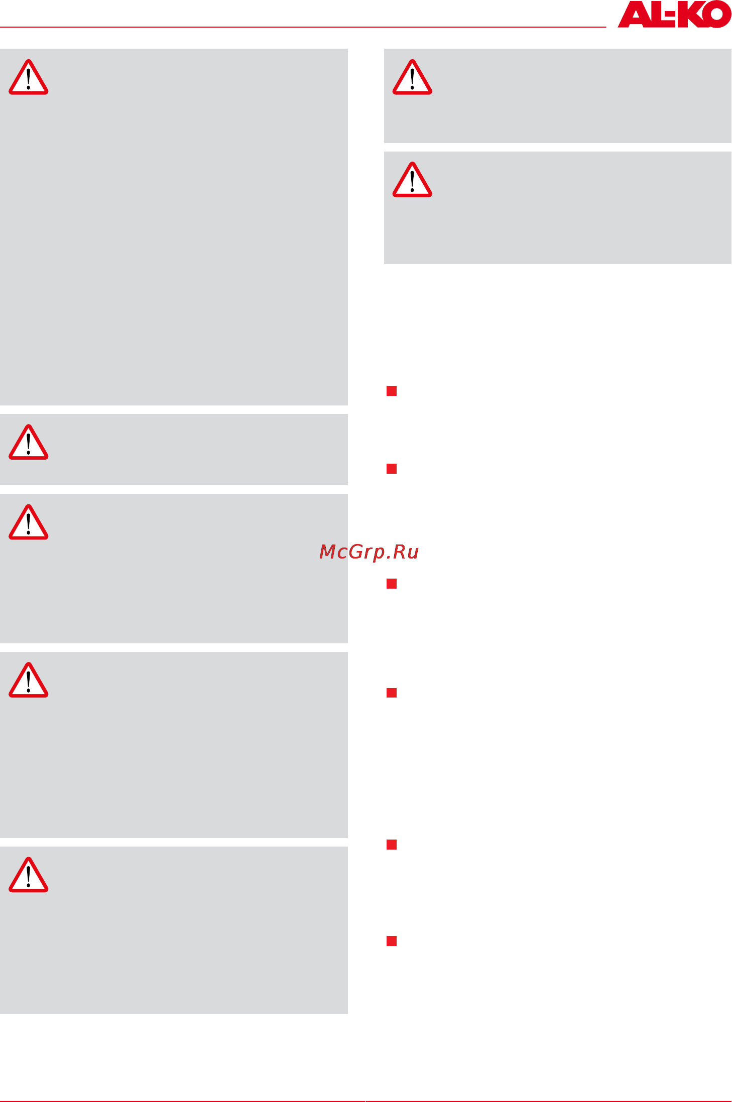 Al-Ko HT 18V Li [43/188] Instrucciones generales de seguridad para herramientas eléctricas