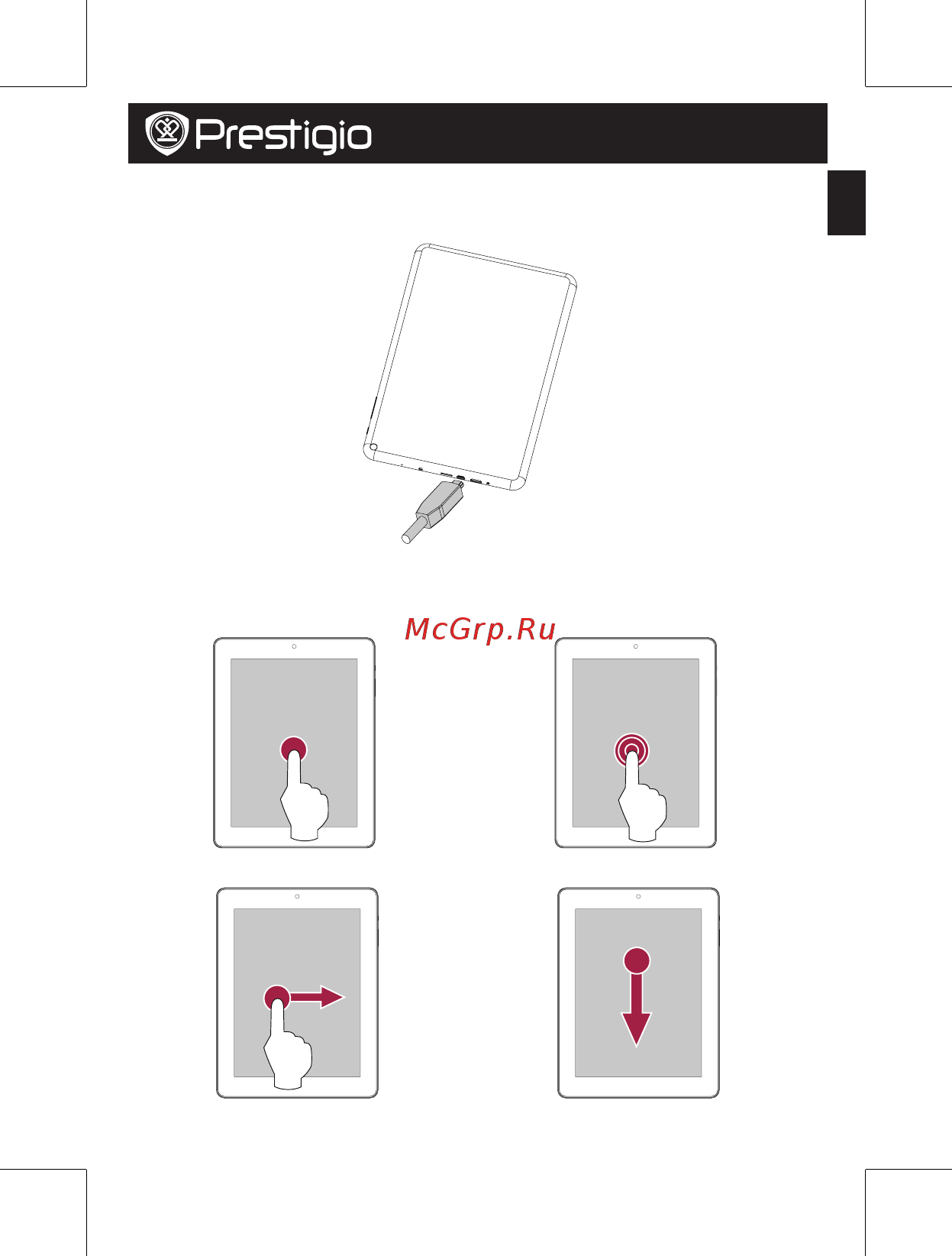 Prestigio MultiPad 4 Quantum 10.1 PMP5101C QUAD [149/154] Заряджання планшета