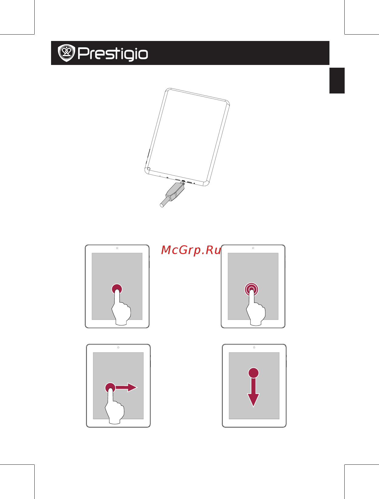 Prestigio MultiPad 4 Quantum 10.1 PMP5101C QUAD [89/154] Pirkstu kustības