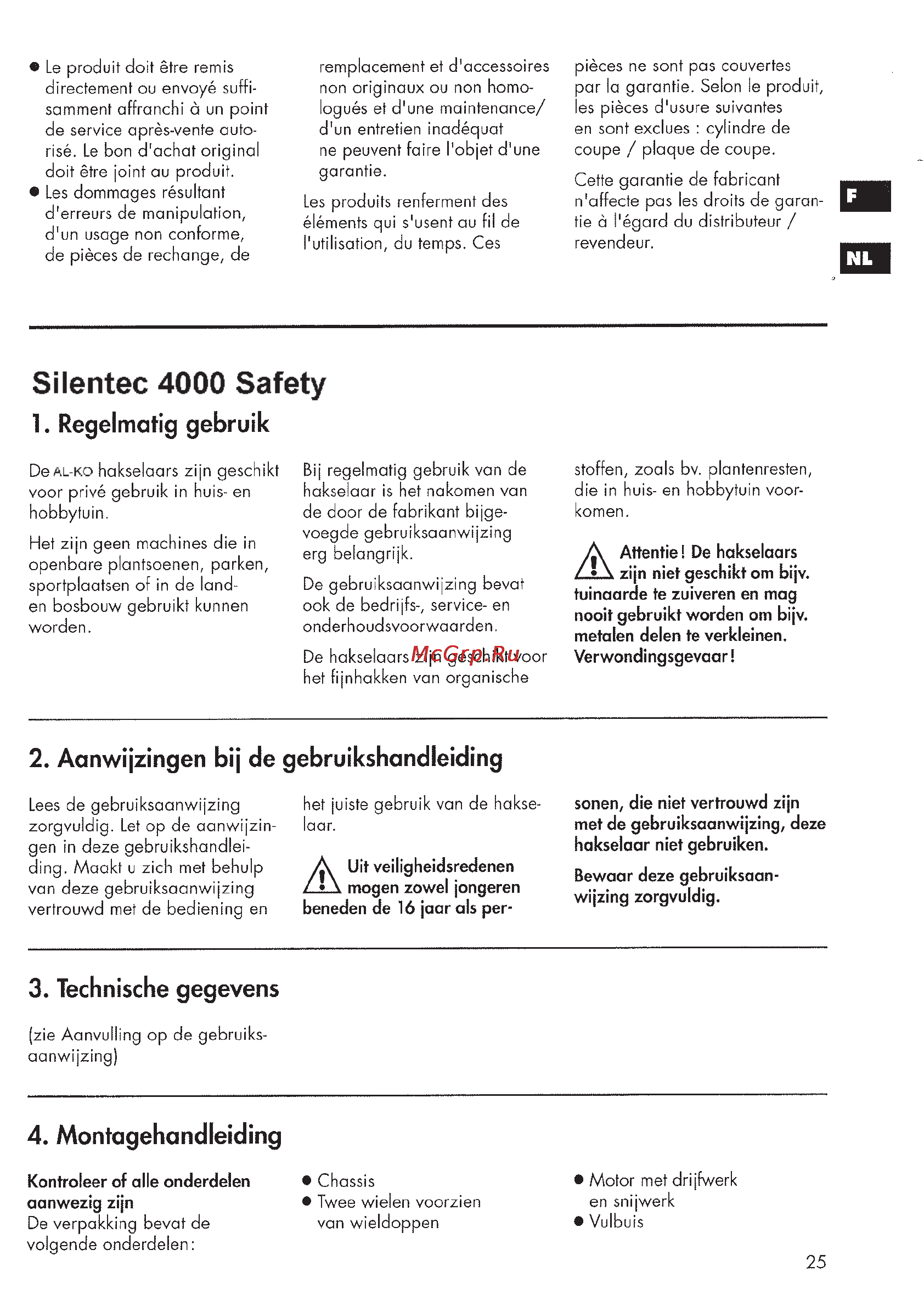 Al-Ko Silentec 4000 Safety [25/64] Seite25