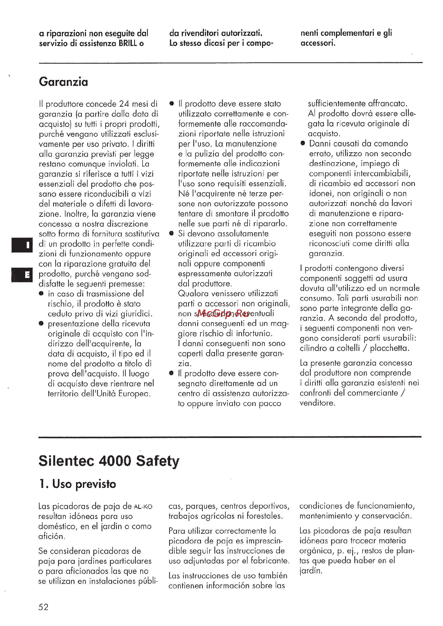 Al-Ko Silentec 4000 Safety [52/64] Seite52