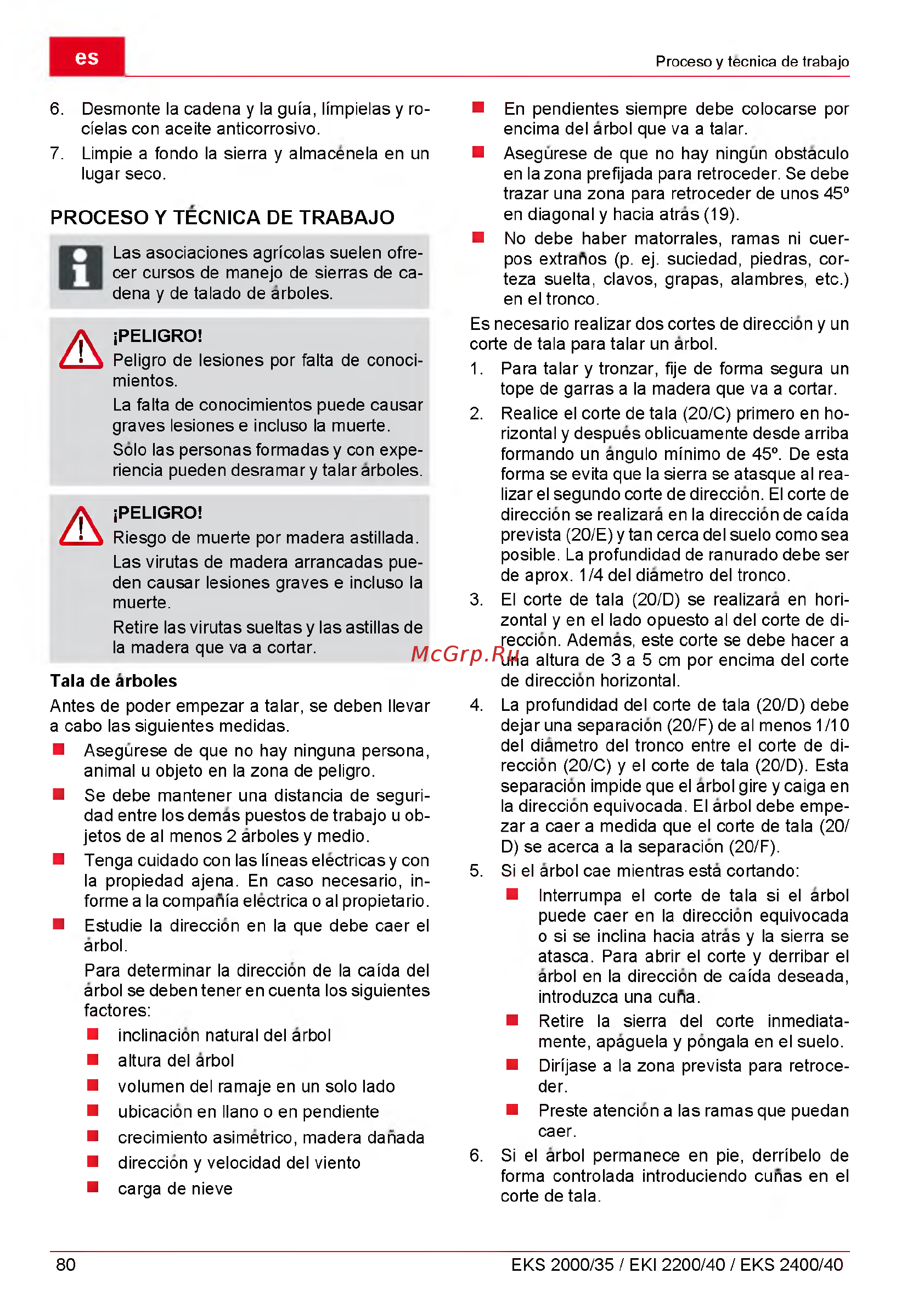 Al-Ko EKI 2200/40 112809 [80/312] Proceso y tecnica de trabajo