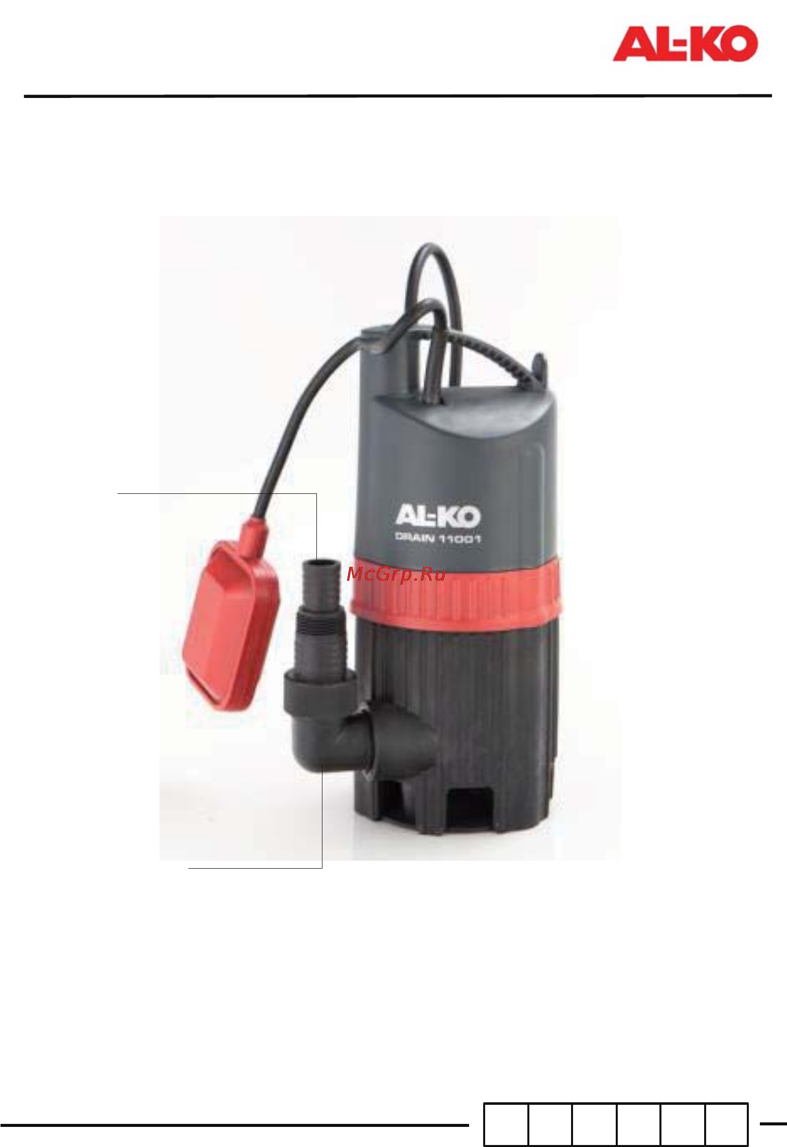 Al-Ko Drain 6004 Инструкция по эксплуатации онлайн [98/100] 93484