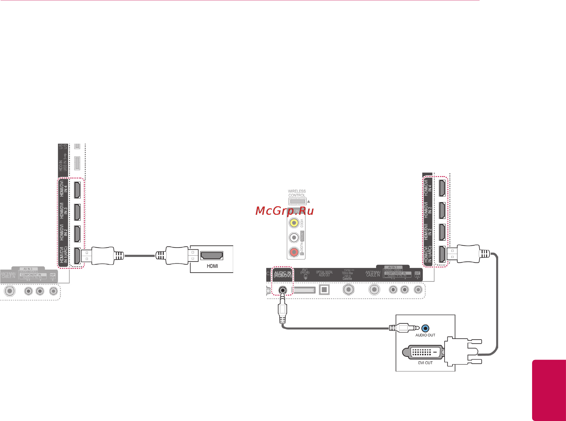 LG 47LW650S [119/155] Подключение hdmi