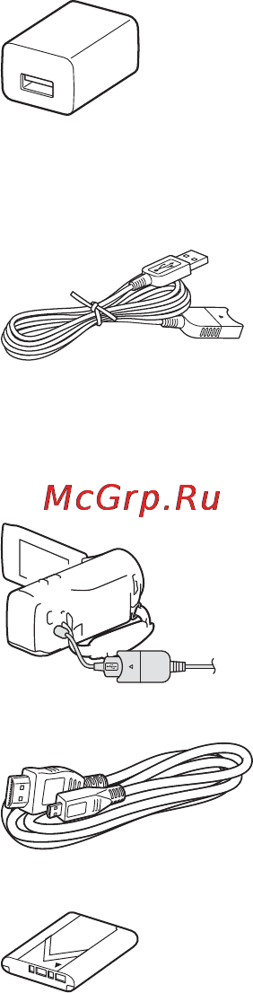 Sony HDRCX240 [32/56] Елементи що додаються