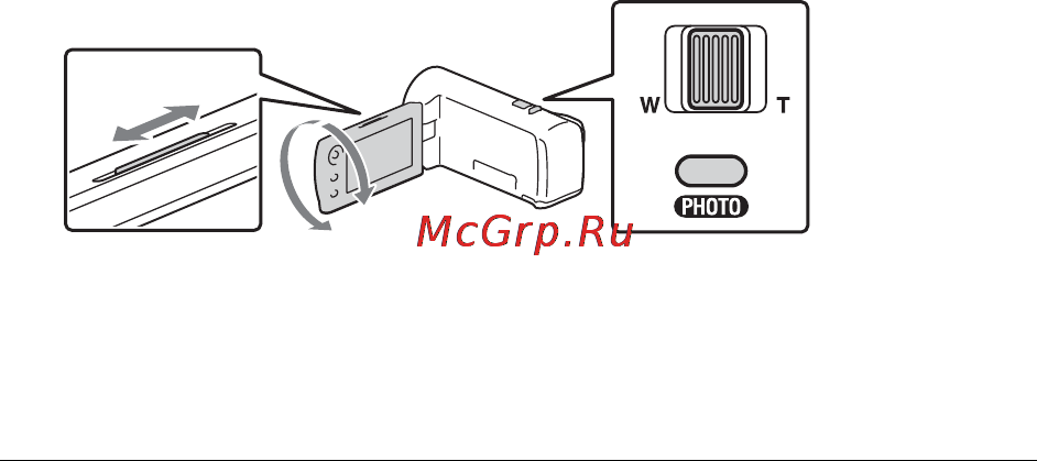 Sony HDRCX240 [42/56] Дотримуйтеся вказівок посібника з експлуатації на рк моніторі і виберіть project