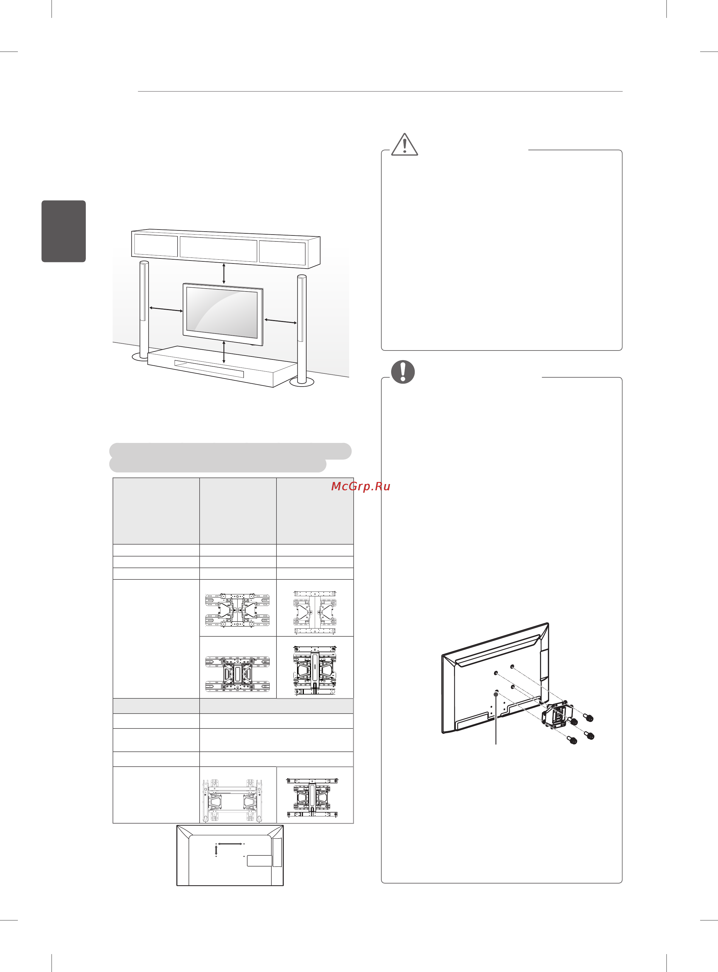 LG 42LM620S [56/148] Креплениенастене