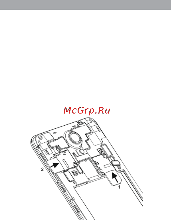 Texet X-maxi TM-5072 [13/46] Установка sim карт