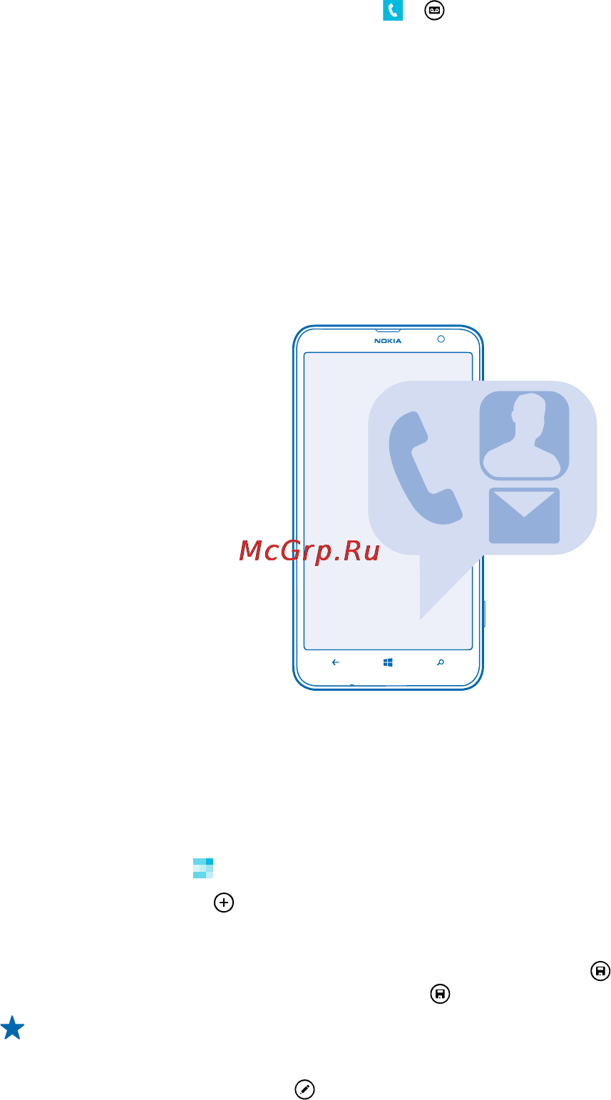 Nokia Lumia 1320 white [56/131] Контакты