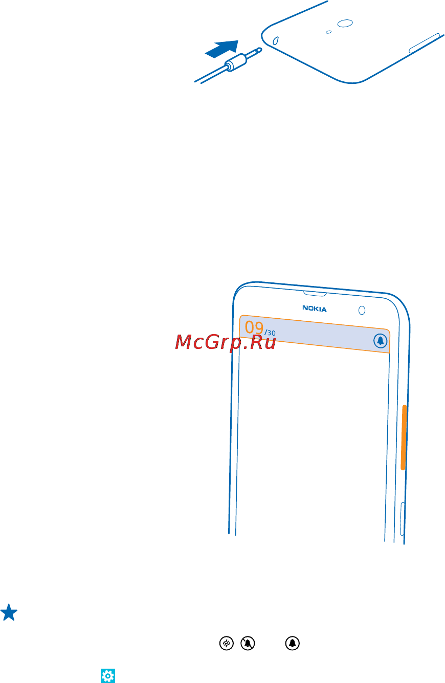 Nokia Lumia 1320 orange [23/131] Подключение мини гарнитуры