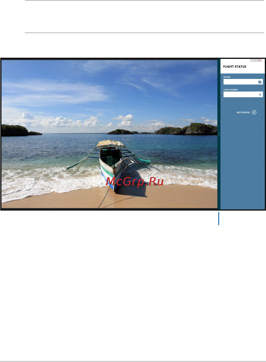 Asus UX302LG-C4033H [50/114] Функция snap отображает два приложения одновременно позволяя переключаться между ними