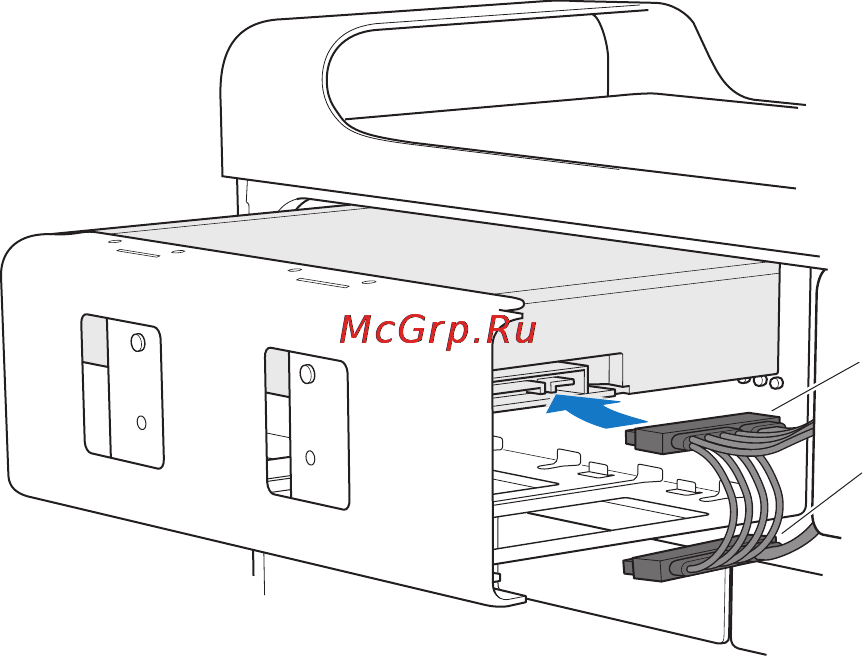 Apple Mac Pro ME253RU/A [71/129] Вставьтедисководоптическихдисковинесущийэлементдополовины
