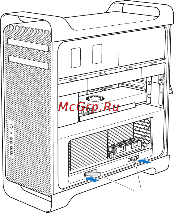 Apple Mac Pro MD878RU/A [53/129] Нажмитеназатворынаблокепроцессора покаоничастичнонеоткроются