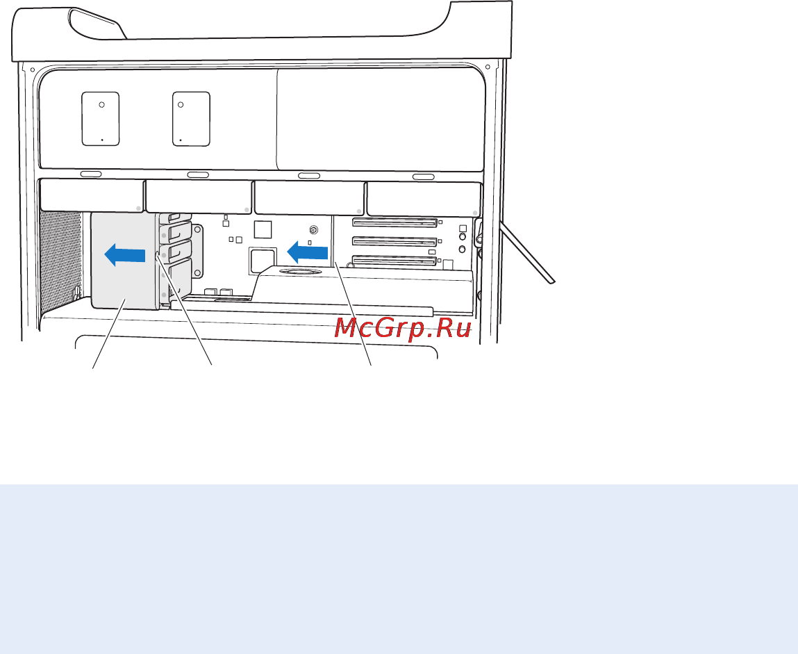 Apple Mac Pro MD878RU/A [75/129] Установка карты pci полной длины