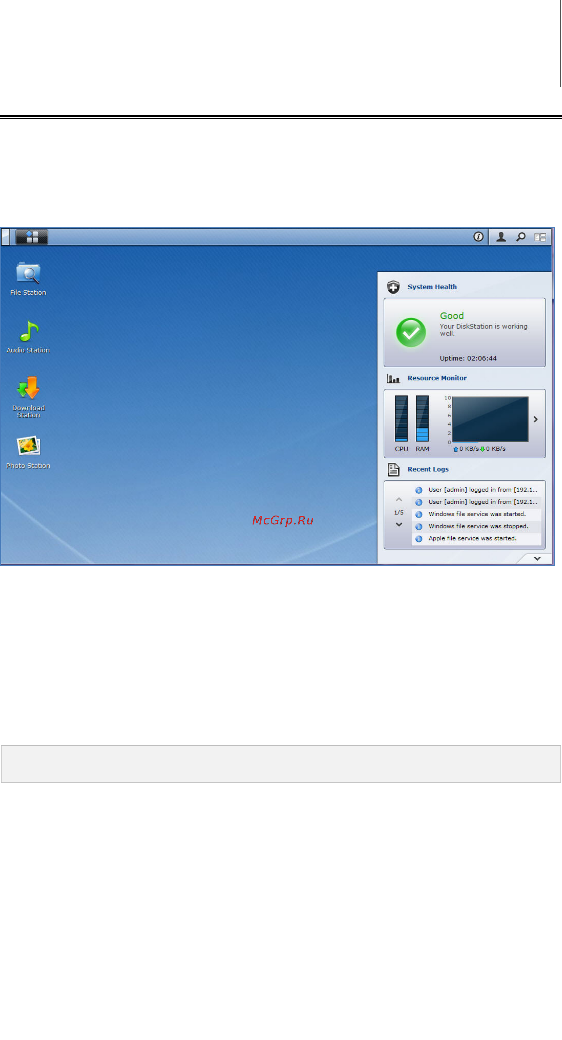 Synology DS213J [10/126] Глава 2 начало работы с synology diskstation manager