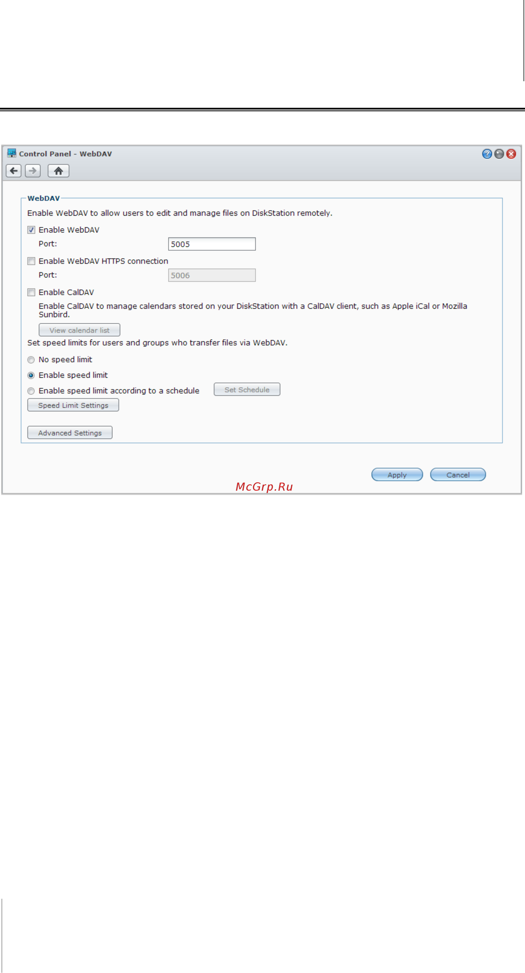 Synology DS413J [62/126] Доступ к файлам по webdav