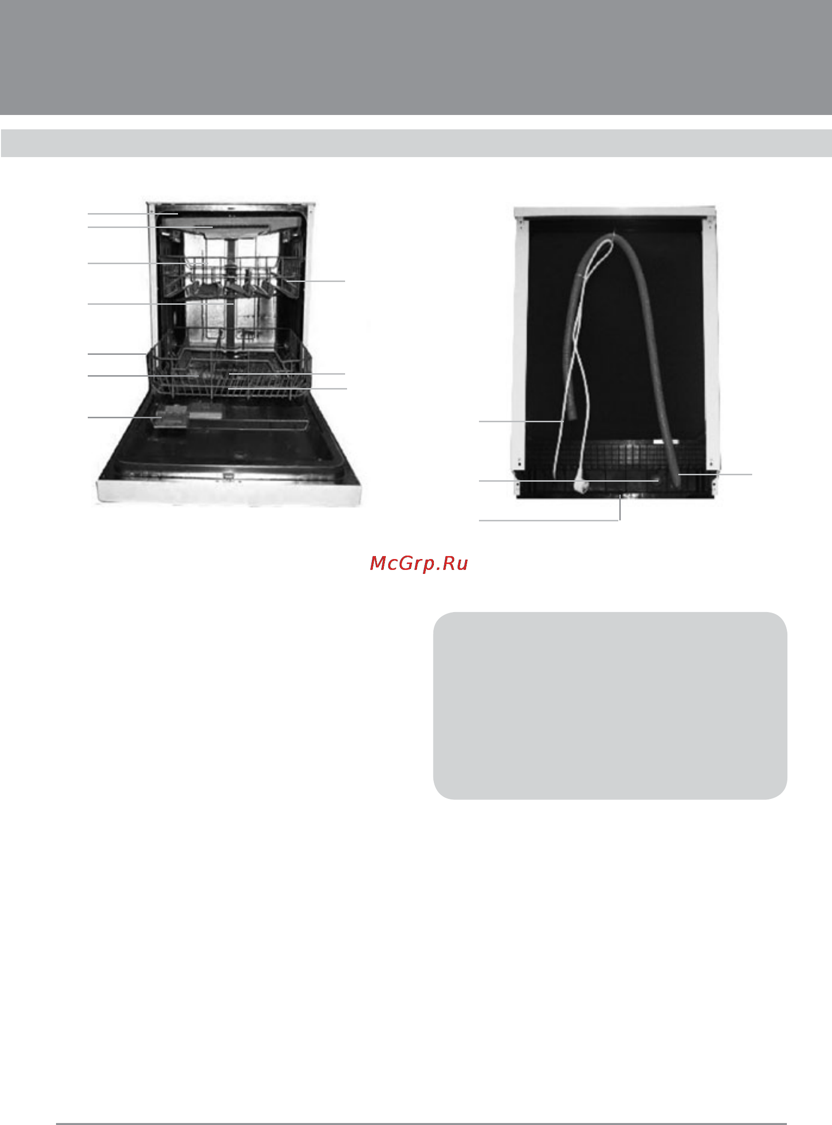 Flavia BI 60 Kaskata Light [7/32] Посудомоечные машины