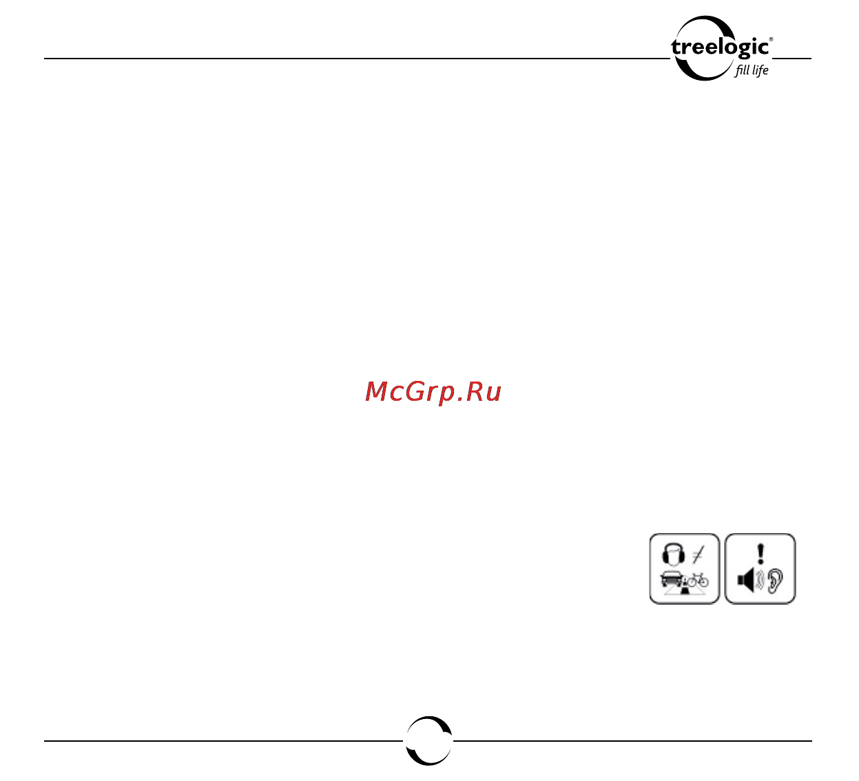 Treelogic TL-37X [10/90] Меры предосторожности при использовании наушников