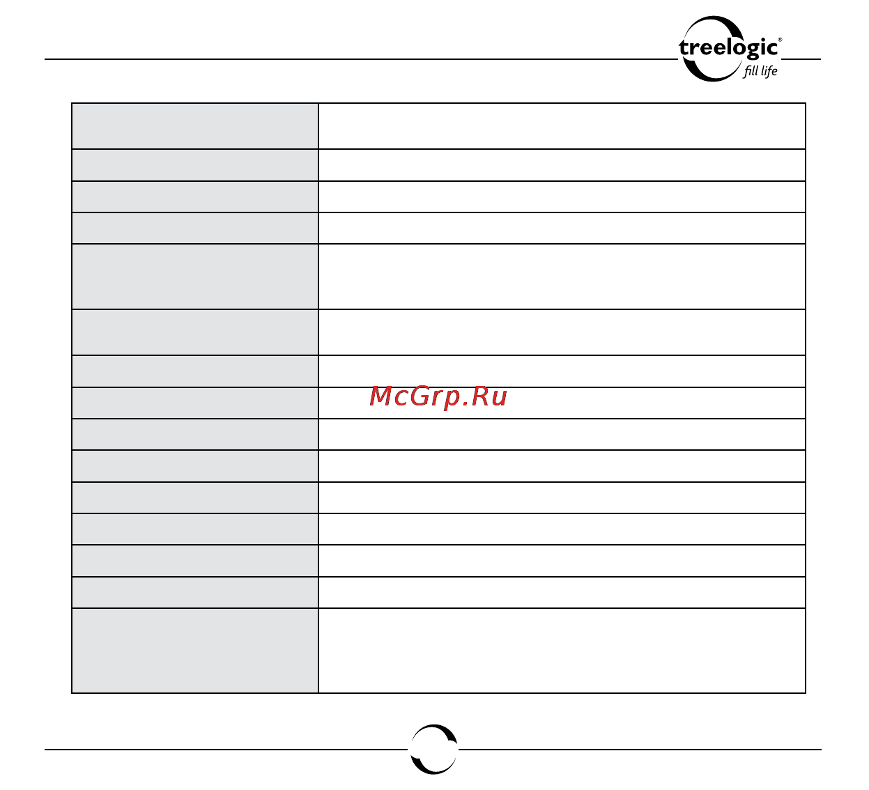 Treelogic TL-37X [86/90] Технические характеристики