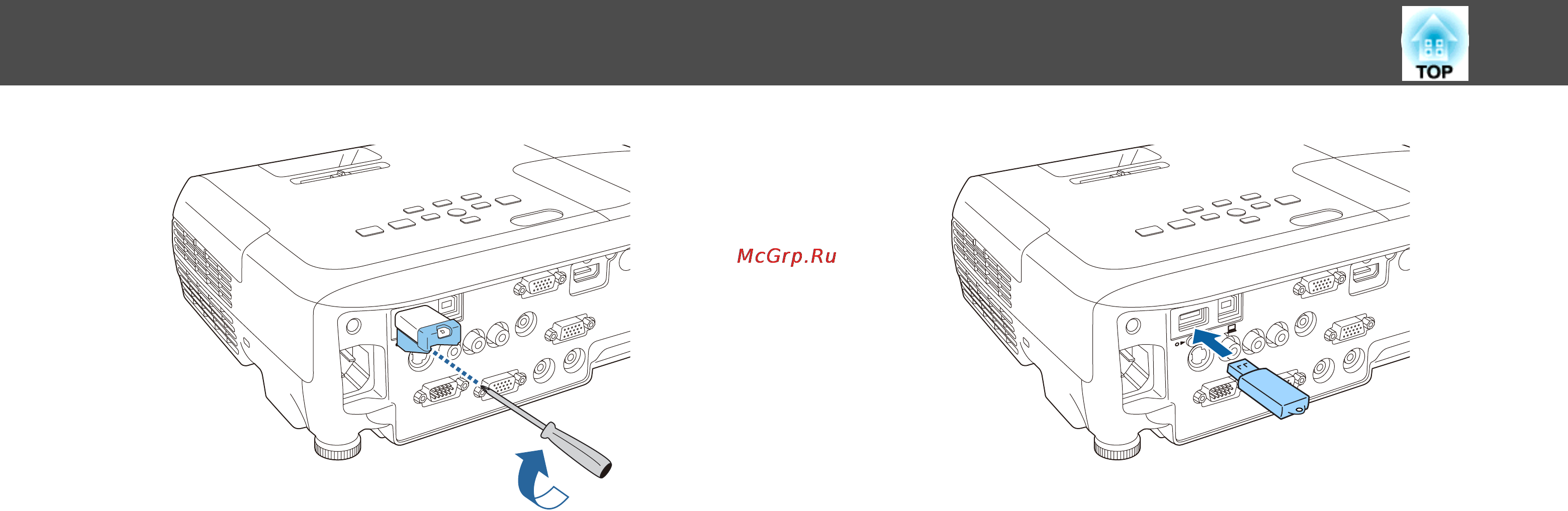 Epson EB-X20 [37/159] Установка ключа quick wireless connection usb key