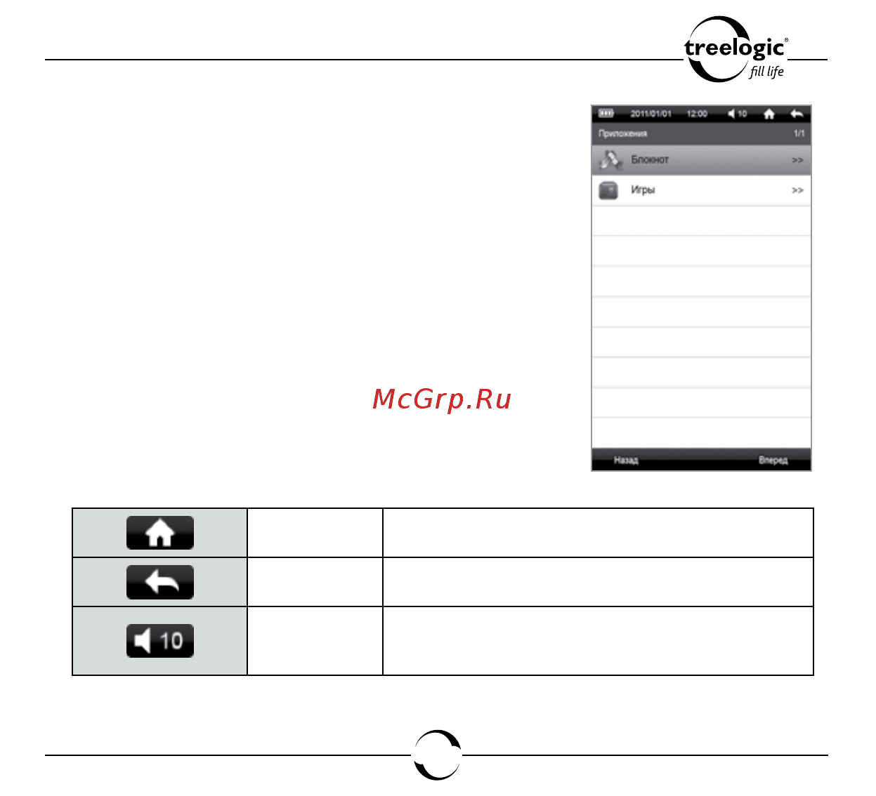 Treelogic ARCUS 704 TOUCH [112/150] Приложения