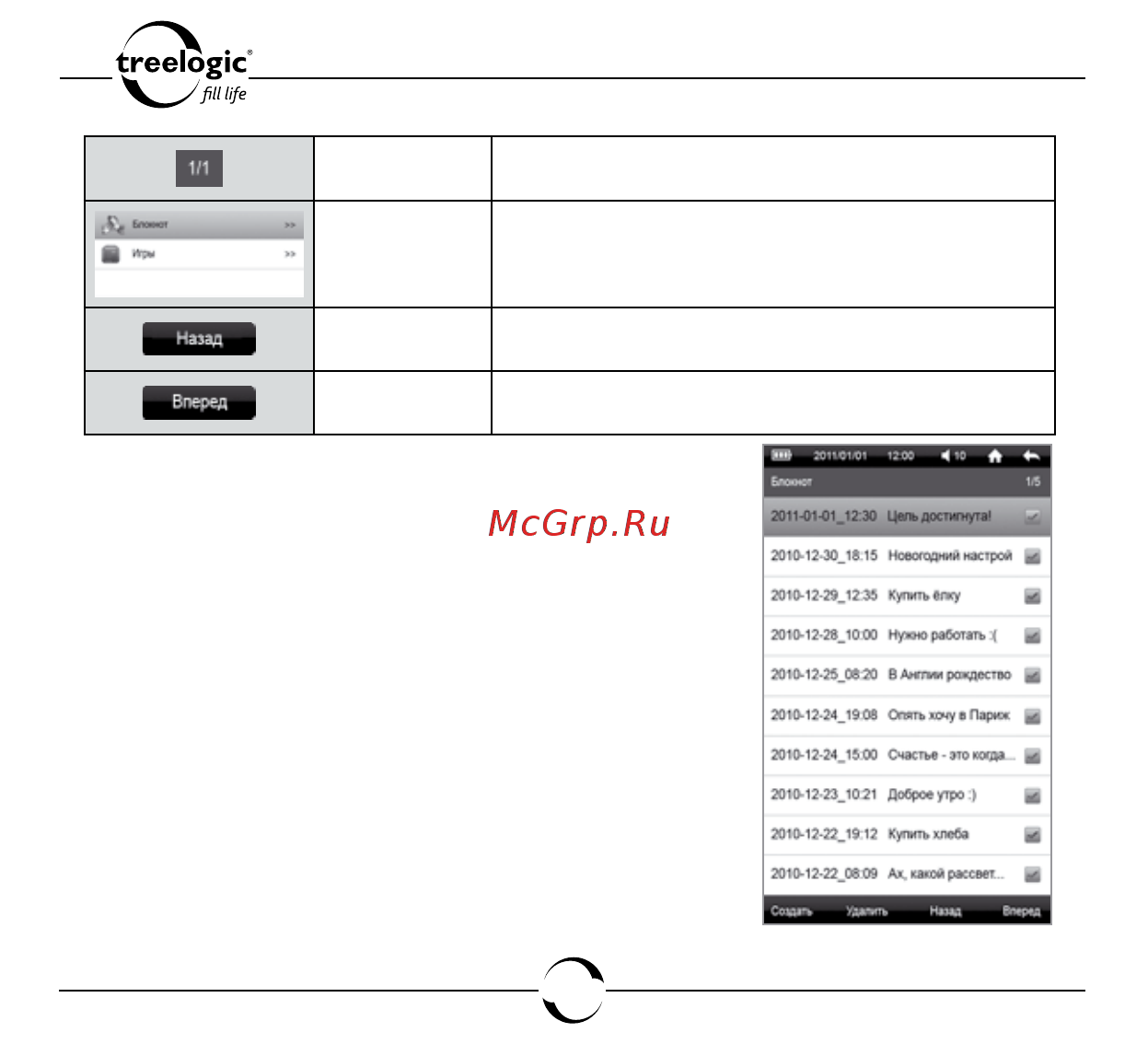 Treelogic ARCUS 704 TOUCH [113/150] Блокнот